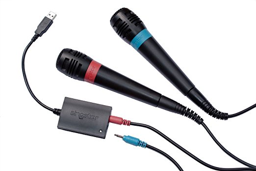 2x Originele Singstar Microfoon voor Playstation 3 - Wired