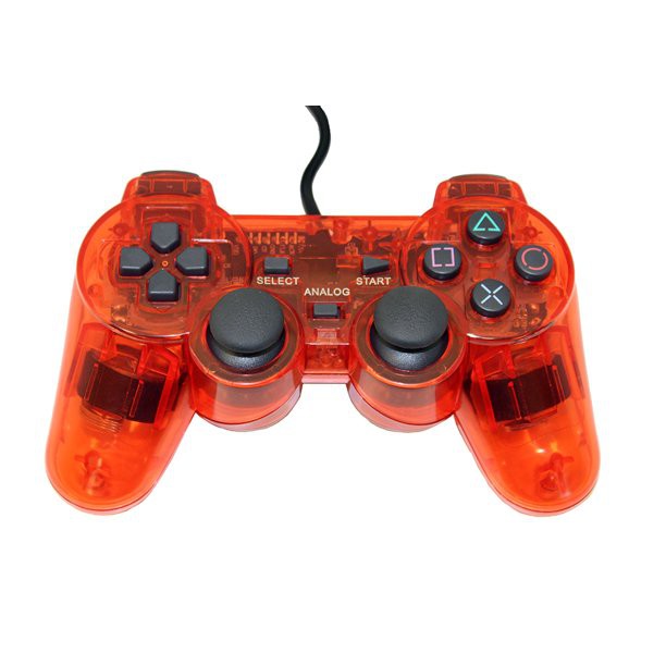 Sony Dual Shock Playstation 2 Controller - Crystal Red