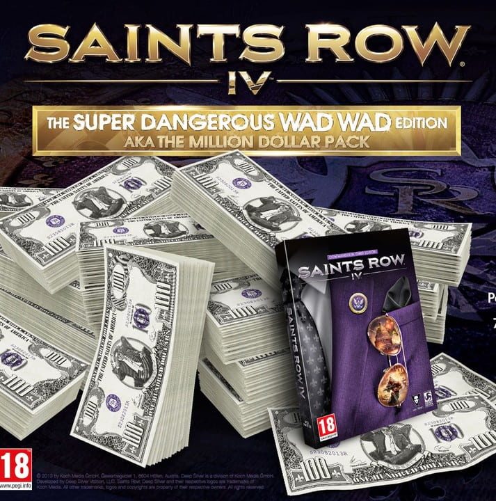 Saints Row IV: Super Dangerous Wad Wad Edition (aka the Million Dollar Pack) | levelseven