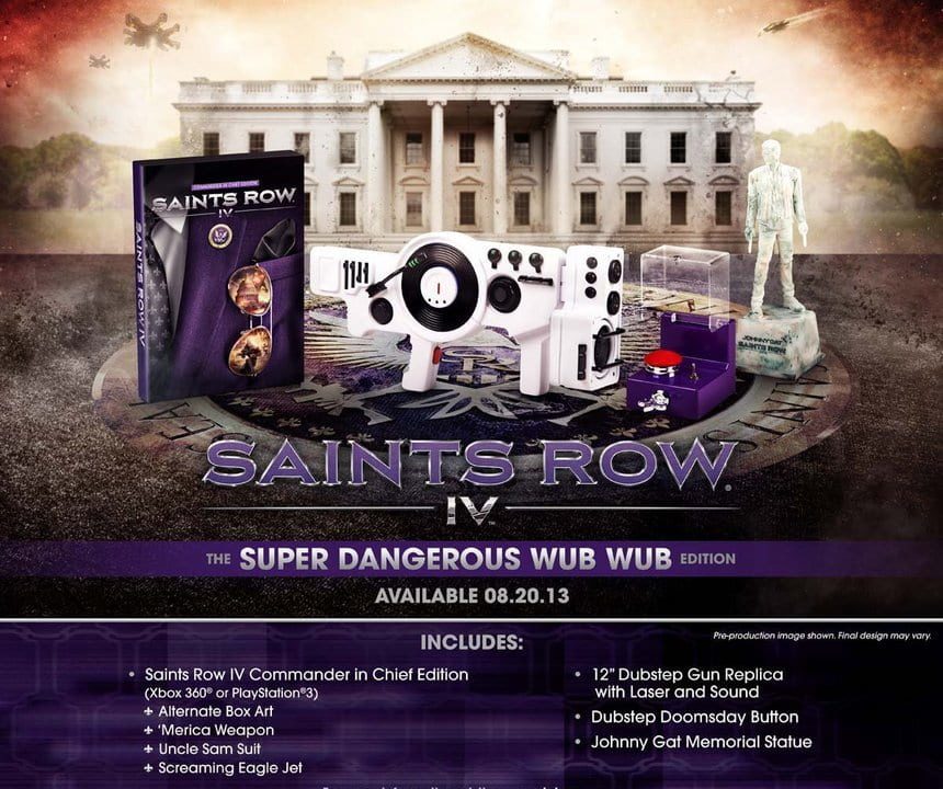 Saints Row IV: Super Dangerous Wub Wub Edition - Xbox 360 Games