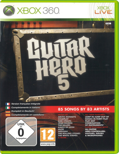 Guitar Hero 5 - Xbox 360 Games