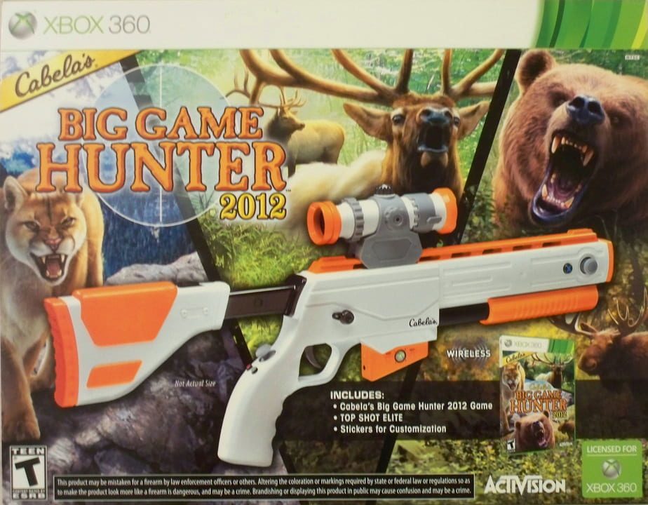 Cabela's Big Game Hunter 2012 (With Top Shot Elite) - Xbox 360 Games