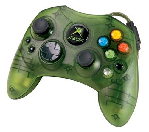 Originele Xbox Classic S Controller - Crystal Green - Xbox Original Hardware