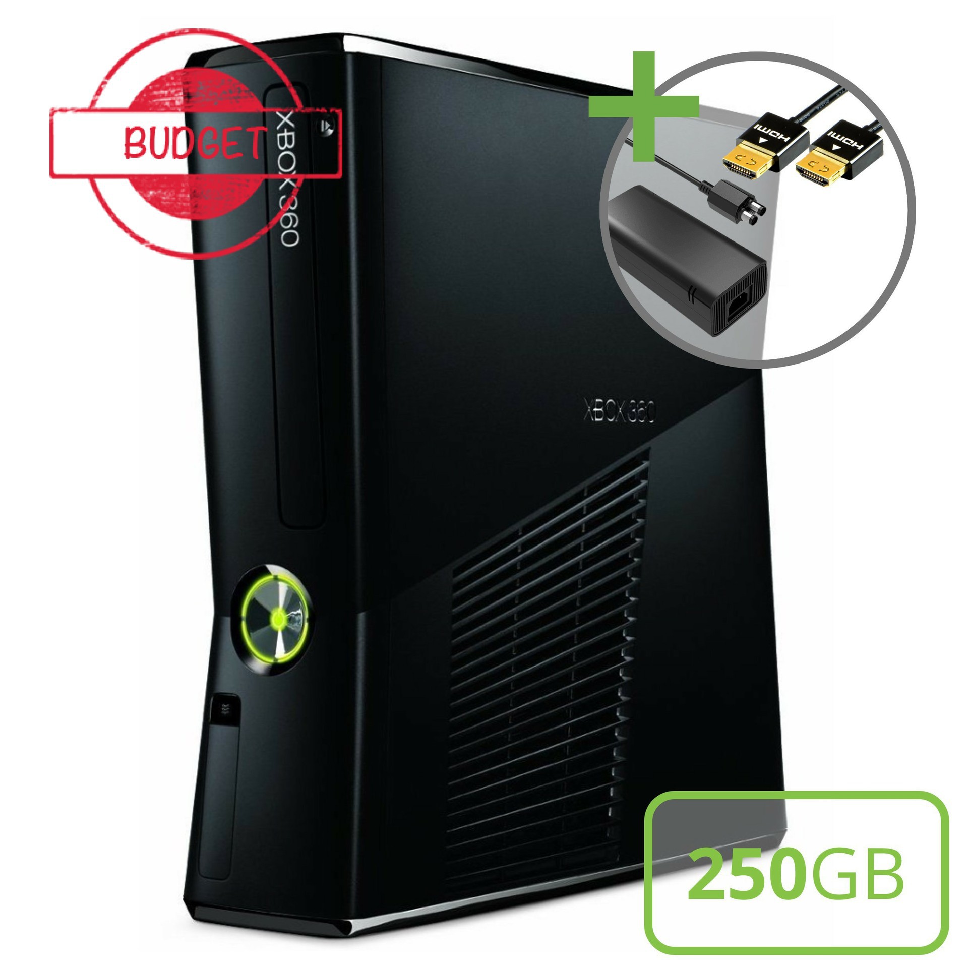 Microsoft Xbox 360 Slim Console (250GB) - Budget Kaufen | Xbox 360 Hardware