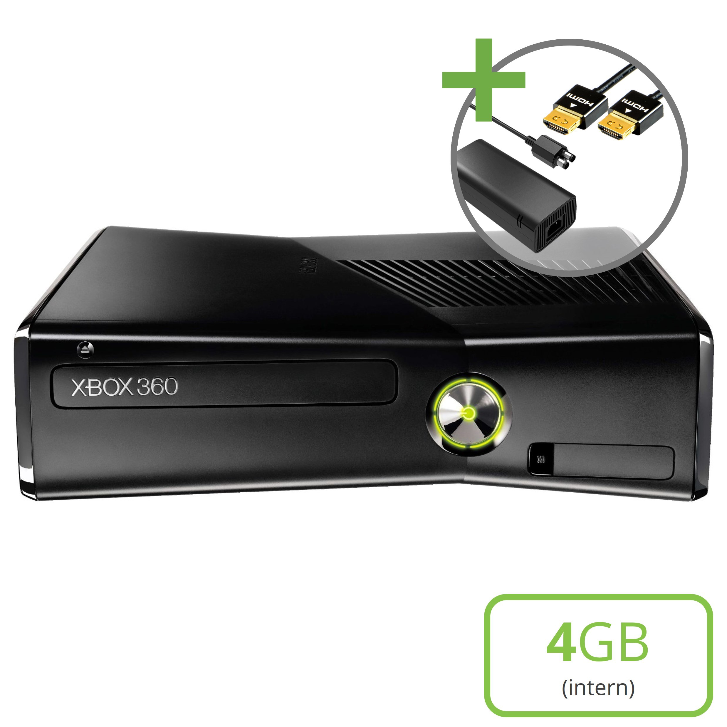 Microsoft Xbox 360 Slim Console (4GB) - Xbox 360 Hardware - 2