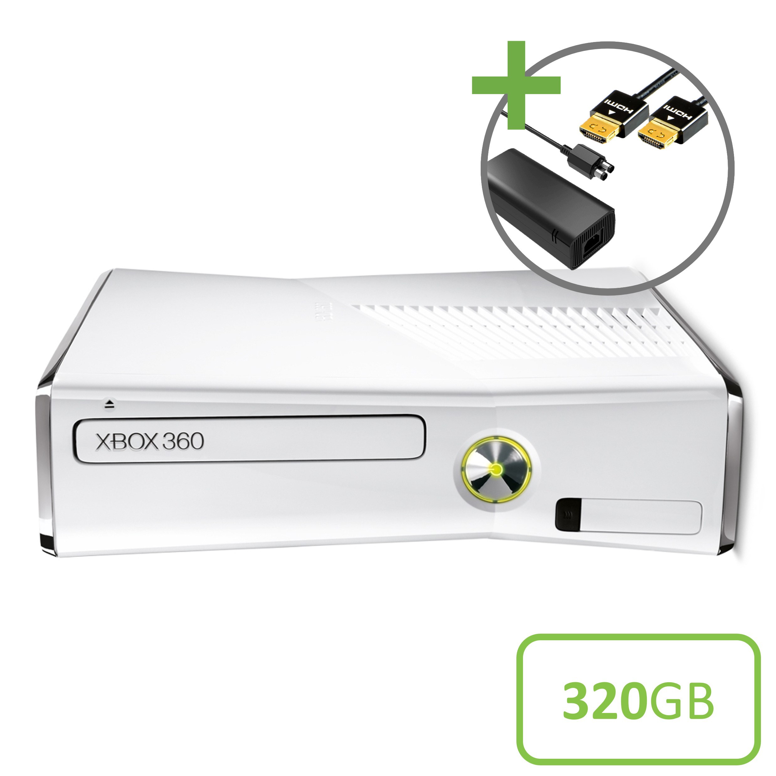 Microsoft Xbox 360 Slim Console White (320GB) - Xbox 360 Hardware - 2