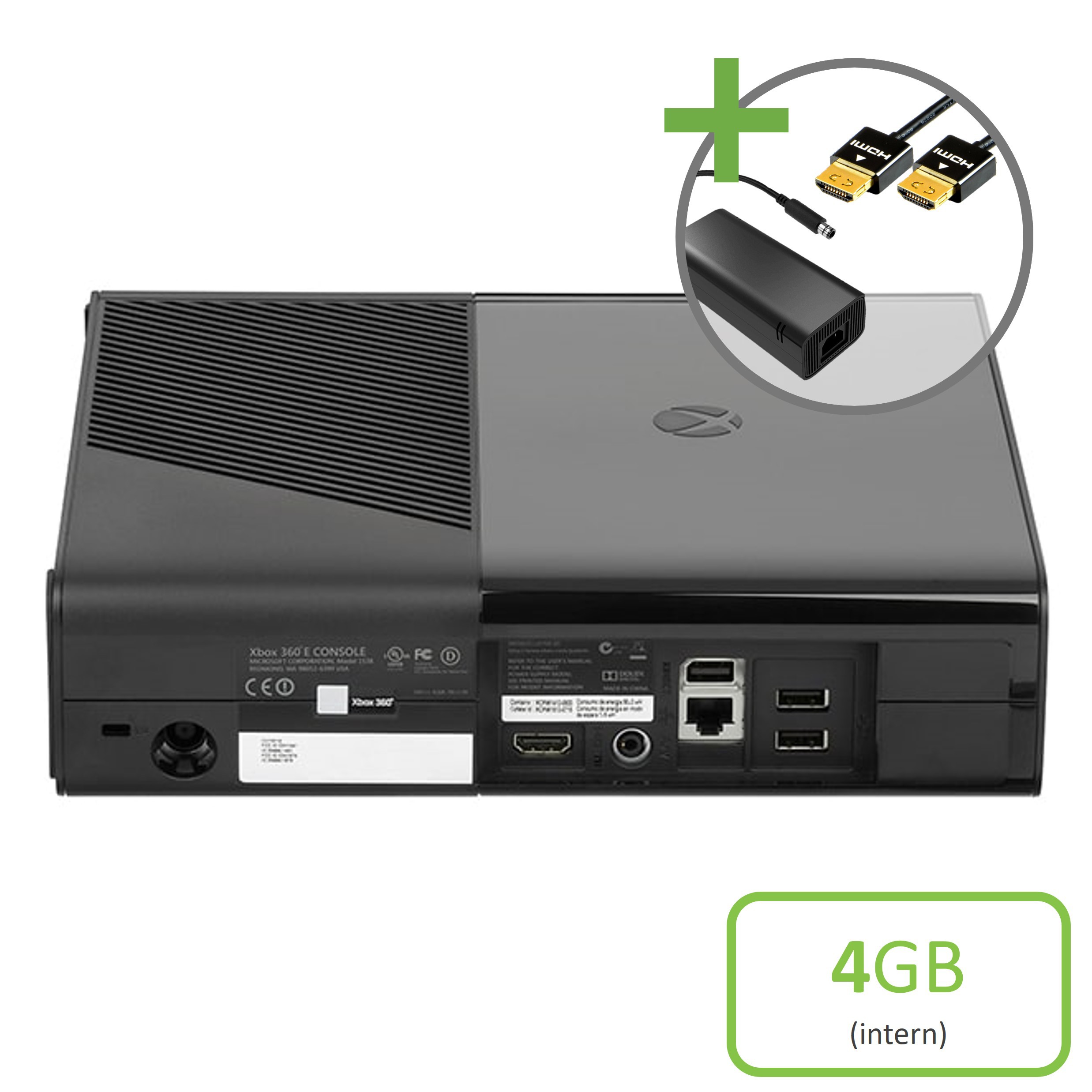 Microsoft Xbox 360 New Slim Console (4GB) - Xbox 360 Hardware - 3