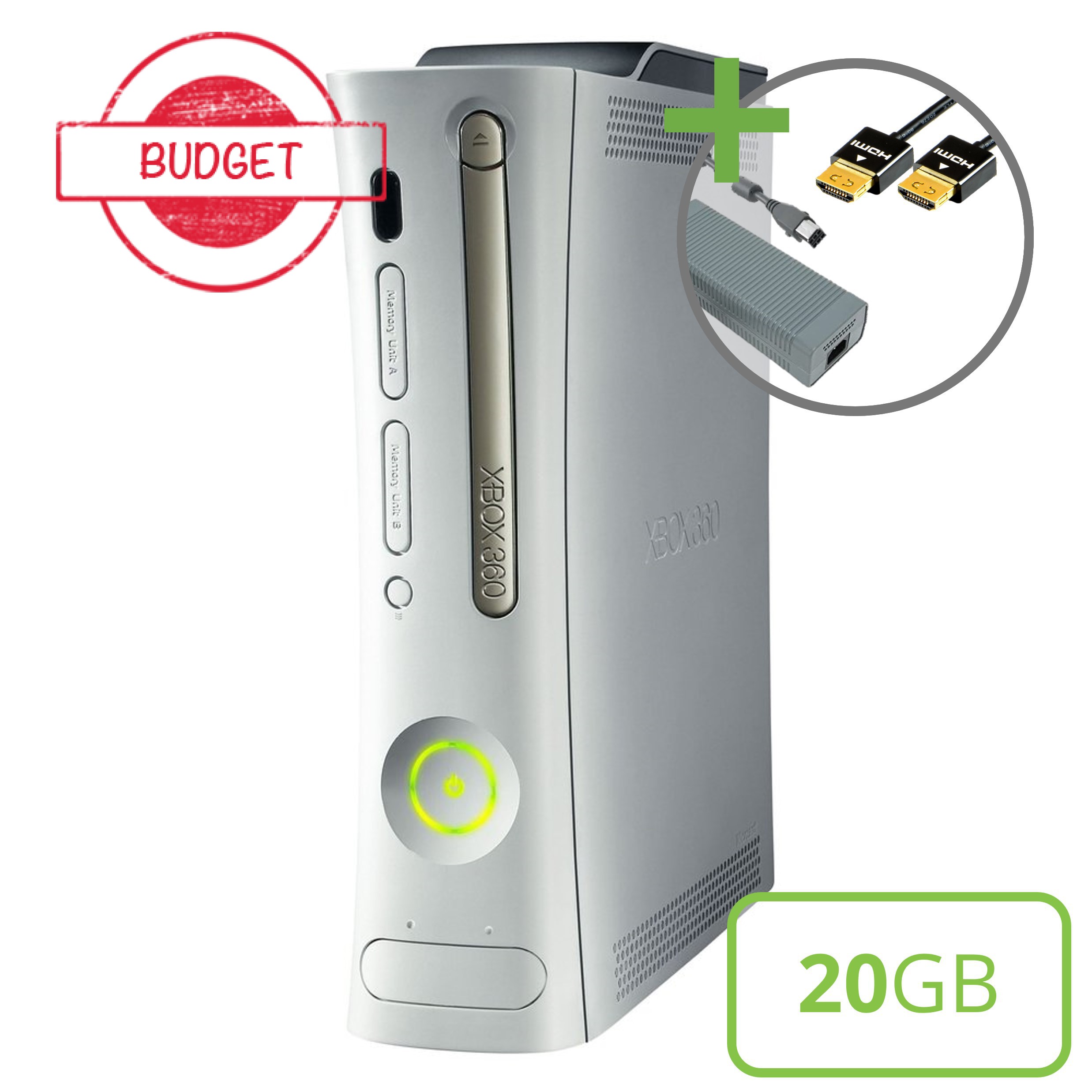 Microsoft Xbox 360 Premium Console (HDMI) - 20GB - Budget - Xbox 360 Hardware