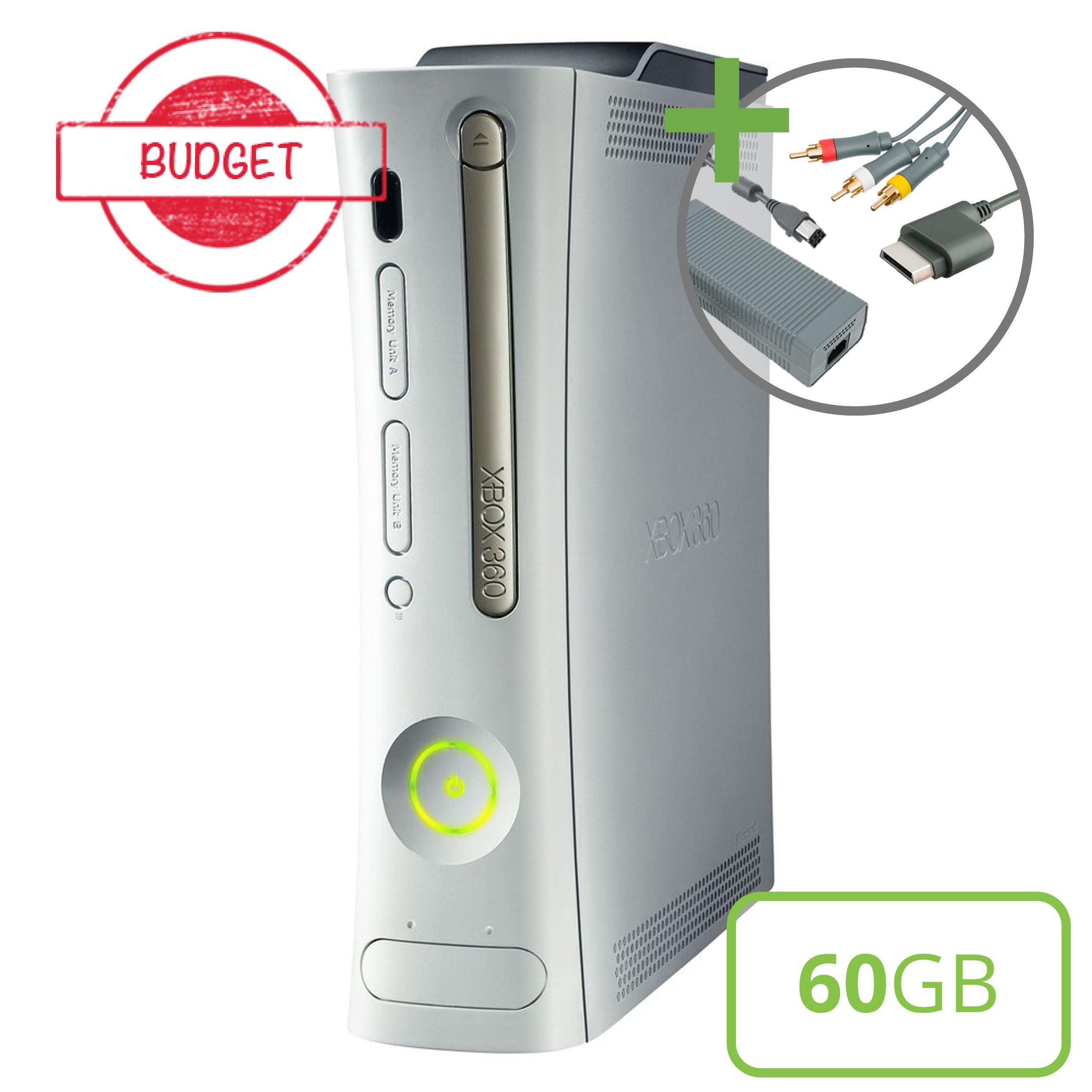 Microsoft Xbox 360 Premium Console (AV) - 60GB - Budget Kopen | Xbox 360 Hardware