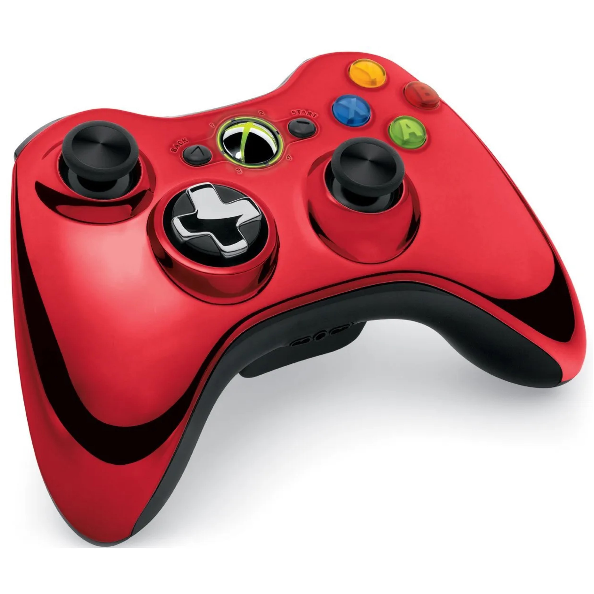 Microsoft Xbox 360 Controller - Chrome Red - Xbox 360 Hardware - 2