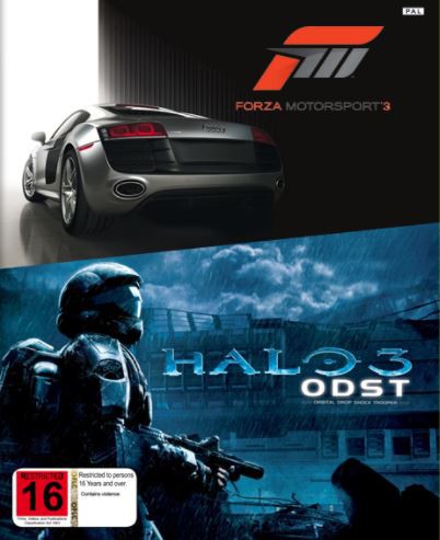 Forza Motorsport 3 & Halo 3 ODST Bundle (Double Pack) - Xbox 360 Games