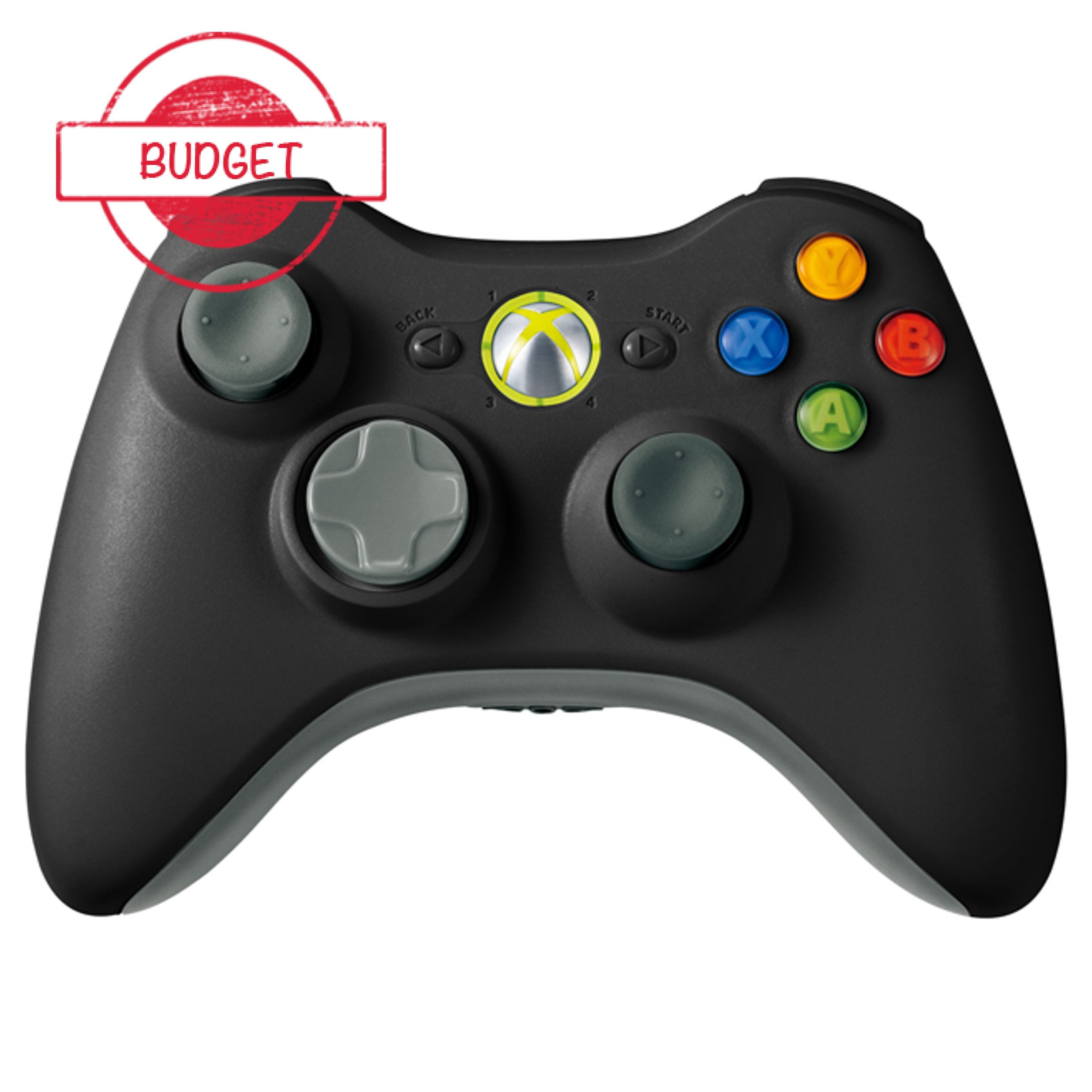Originele Microsoft Xbox 360 Controller - Zwart - Budget Kopen | Xbox 360 Hardware
