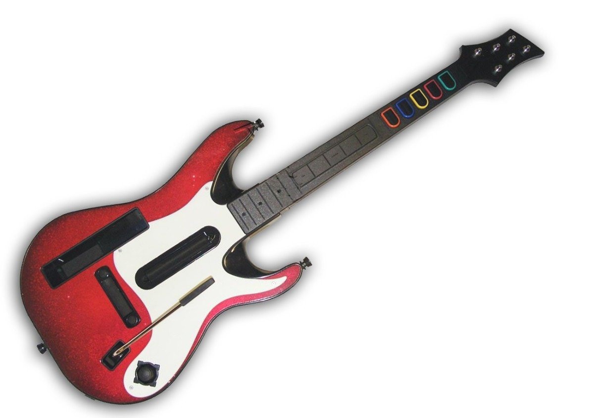 Guitar Hero Guitar - Red - Xbox 360 Hardware