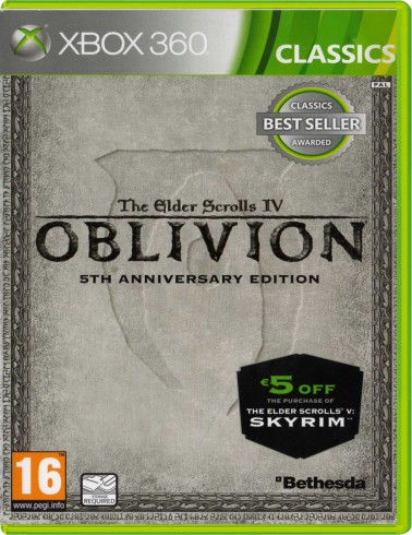 The Elder Scrolls IV: Oblivion - 5th Anniversary Edition (Classics) - Xbox 360 Games