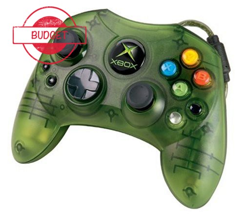 Originele Xbox Classic S Controller - Crystal Green - Budget - Xbox Original Hardware