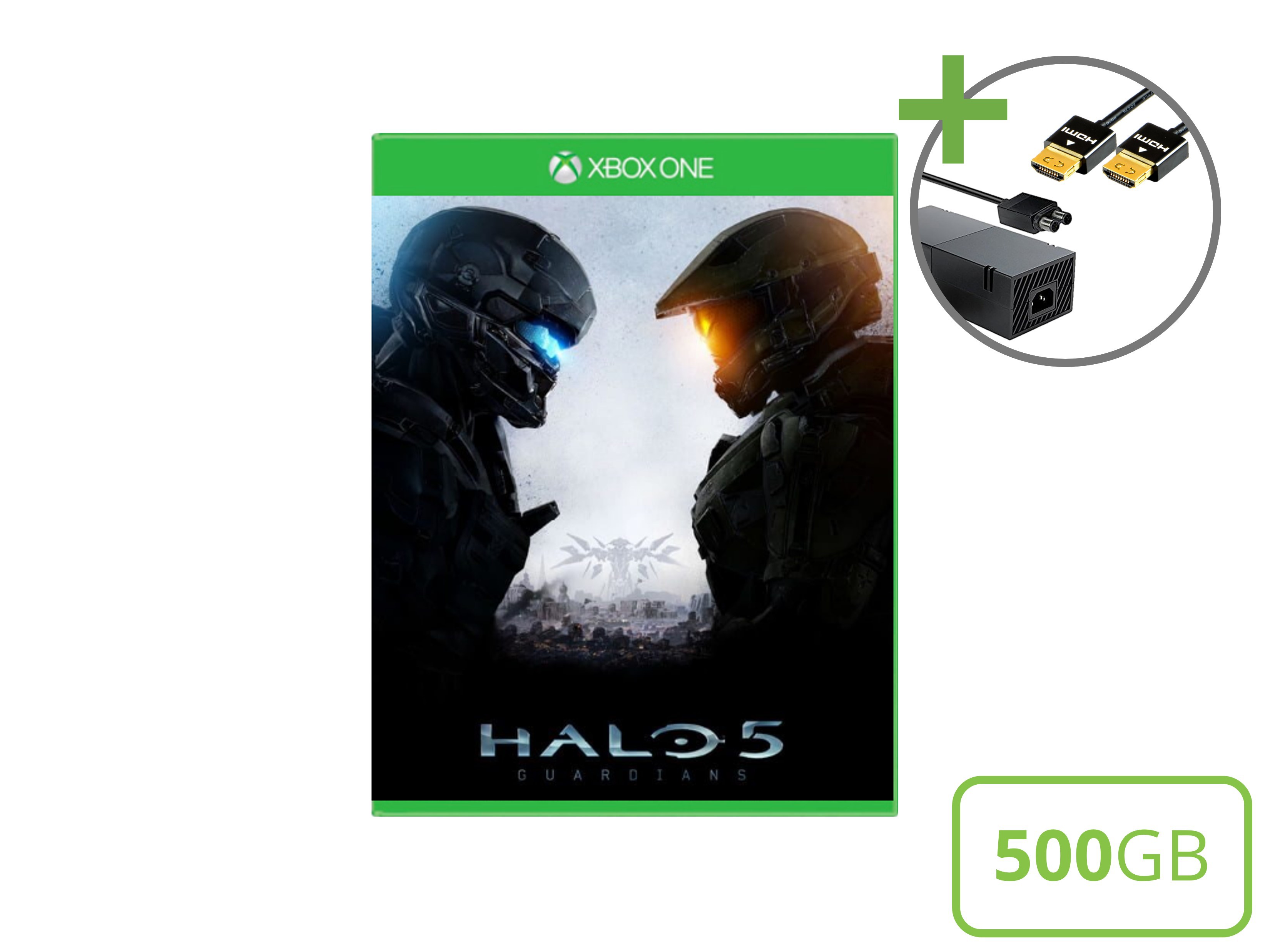 Microsoft Xbox One Starter Pack - 500GB Halo V Edition - Xbox One Hardware - 4
