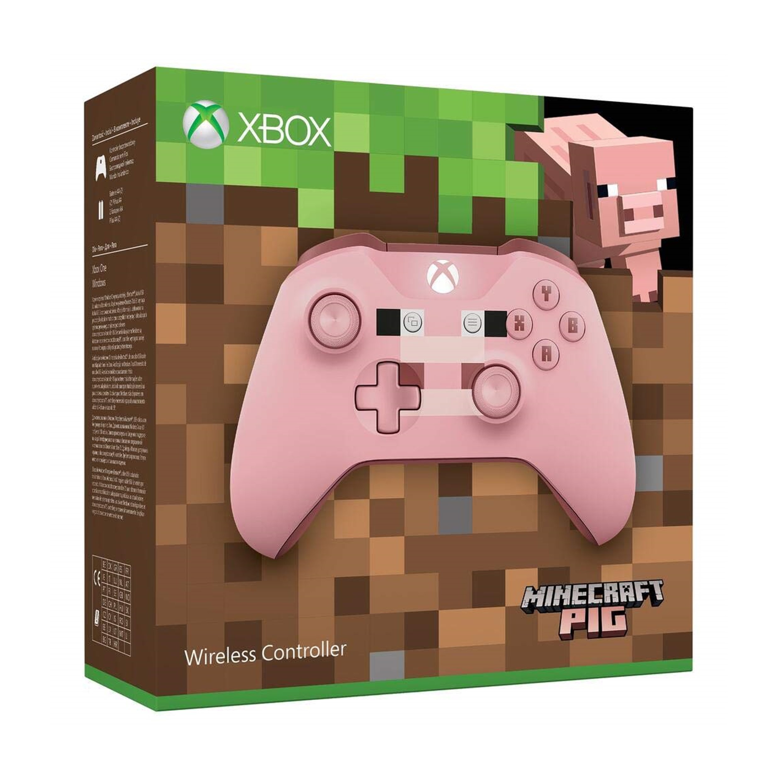 Microsoft Xbox One S Controller Minecraft Pig Edition ⭐