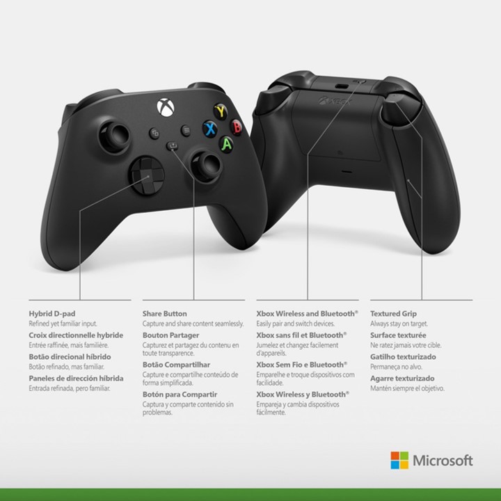 Microsoft Xbox Series S/X Controller - Zwart - Xbox Series X Hardware - 3