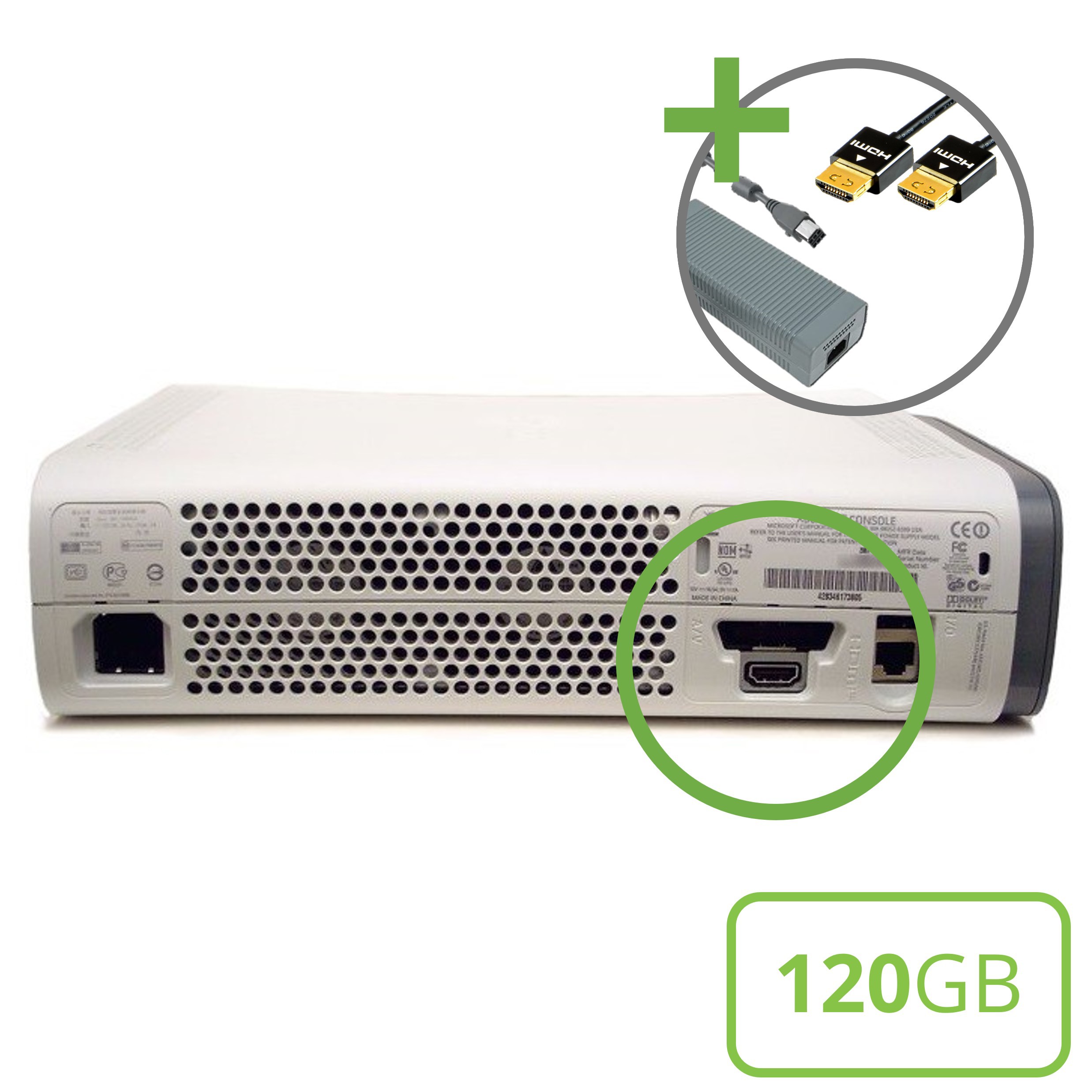 Microsoft Xbox 360 Premium Console (HDMI) - 120GB - Xbox 360 Hardware - 4