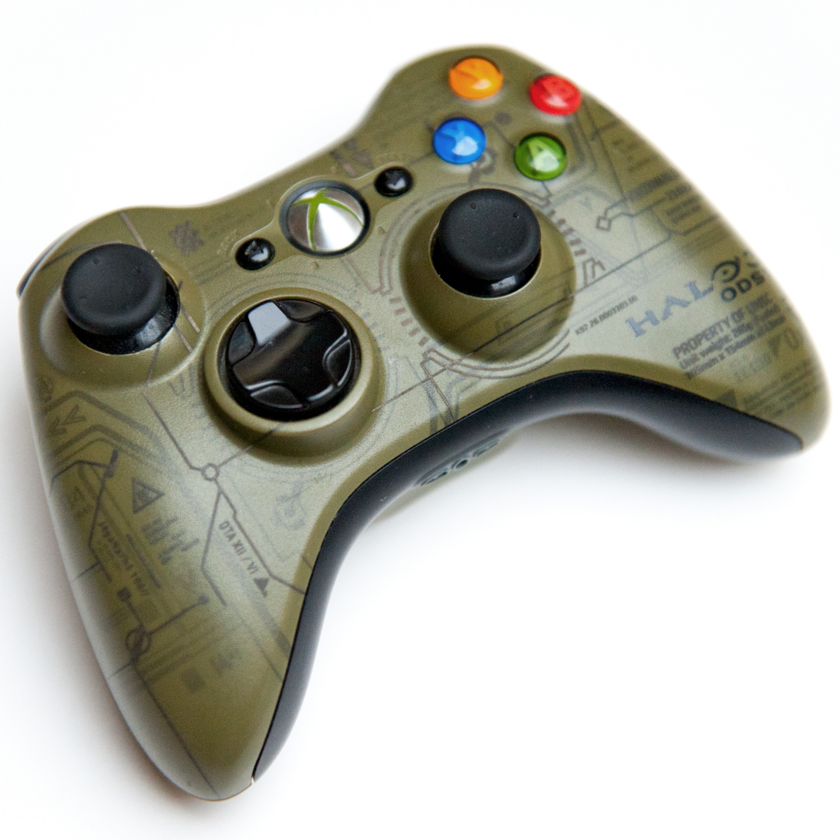 Microsoft Xbox 360 Controller - Halo 3 ODST Edition - Xbox 360 Hardware - 2