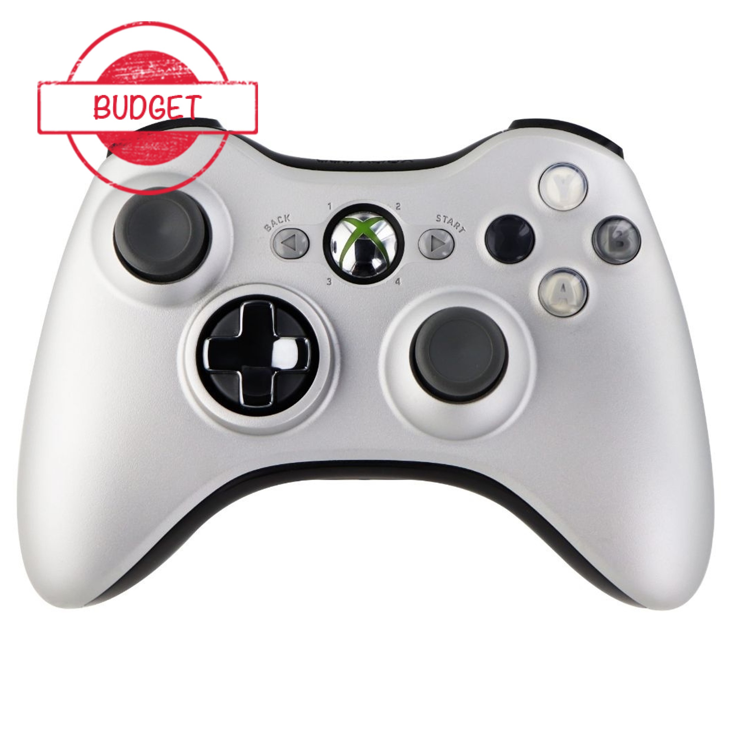 Microsoft Xbox 360 Controller - Zilver (Transforming D-pad) - Budget Kopen | Xbox 360 Hardware