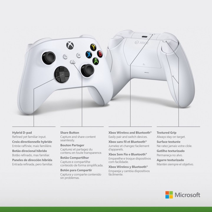 Microsoft Xbox Series S/X Controller - Wit - Xbox Series X Hardware - 2