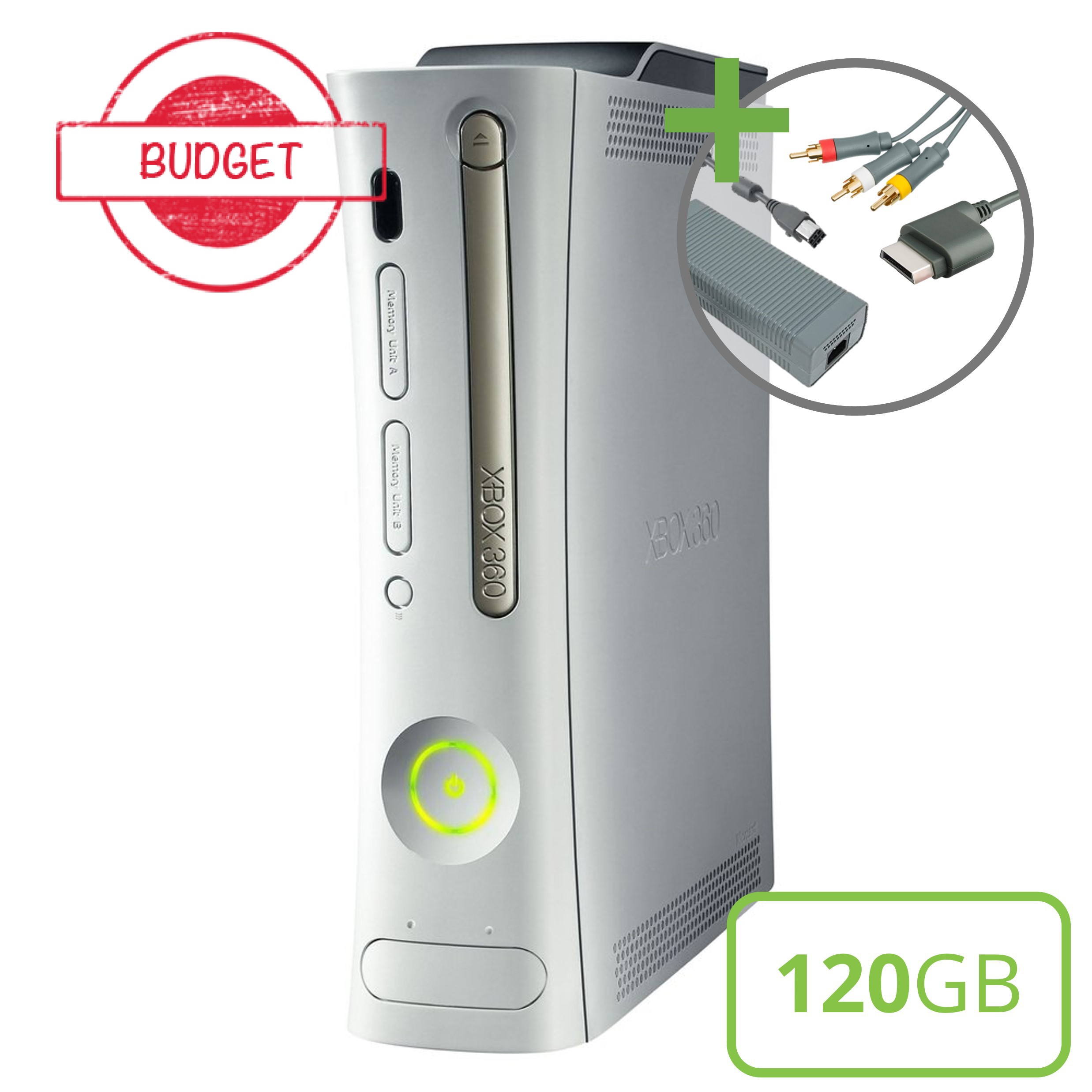 Microsoft Xbox 360 Premium Console (AV) - 120GB - Budget Kaufen | Xbox 360 Hardware
