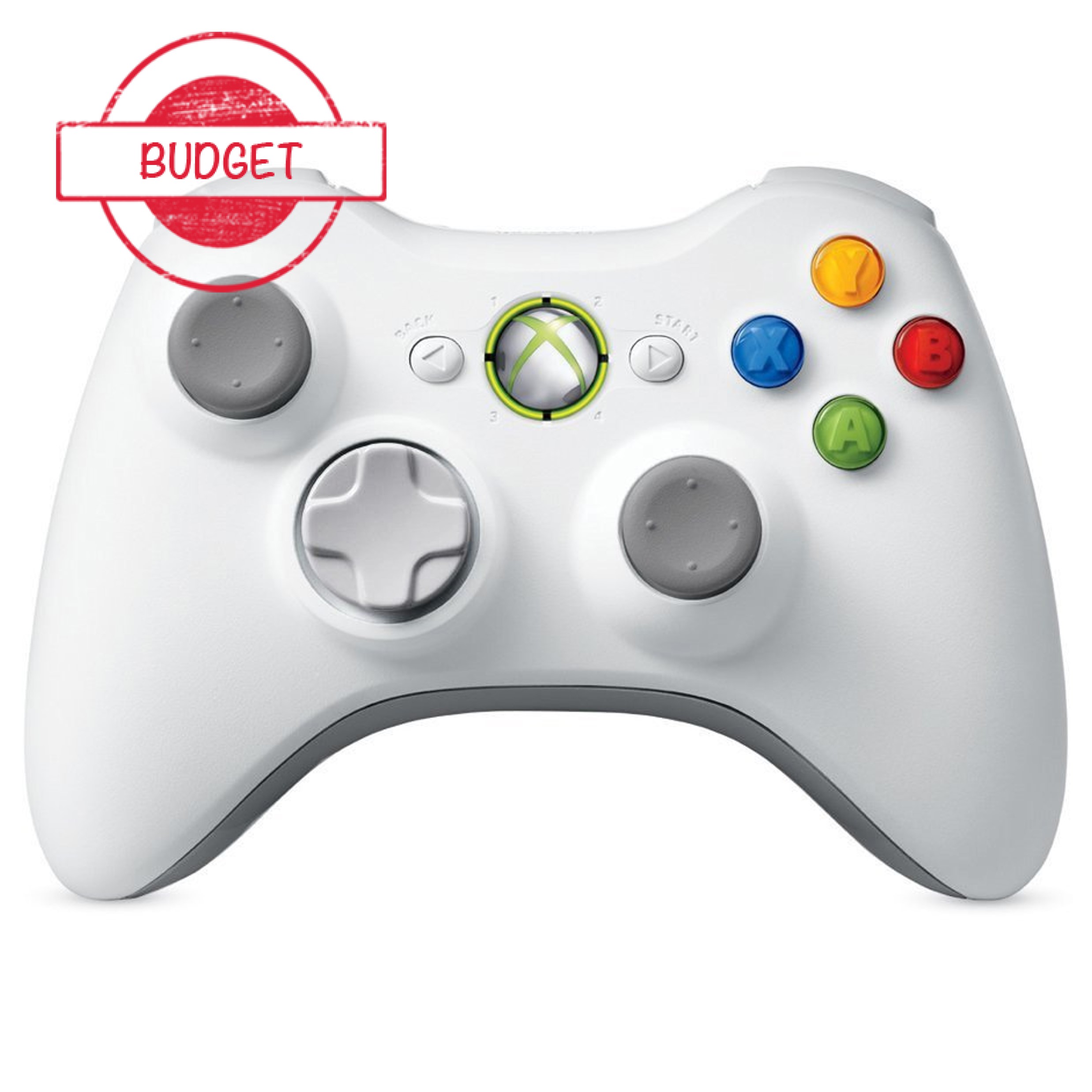 Microsoft Xbox 360 S Controller - Wit - Budget Kaufen | Xbox 360 Hardware