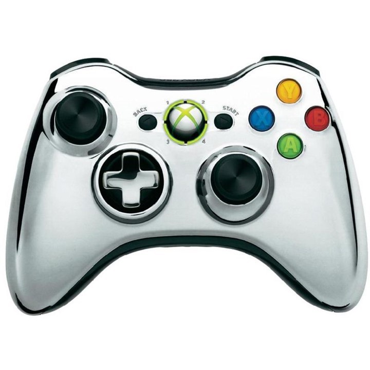 Microsoft Xbox 360 Controller - Chrome Silver Kopen | Xbox 360 Hardware