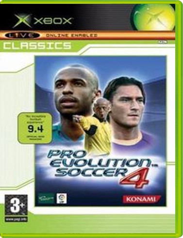 pro evolution soccer 4 classics - Xbox Original Games