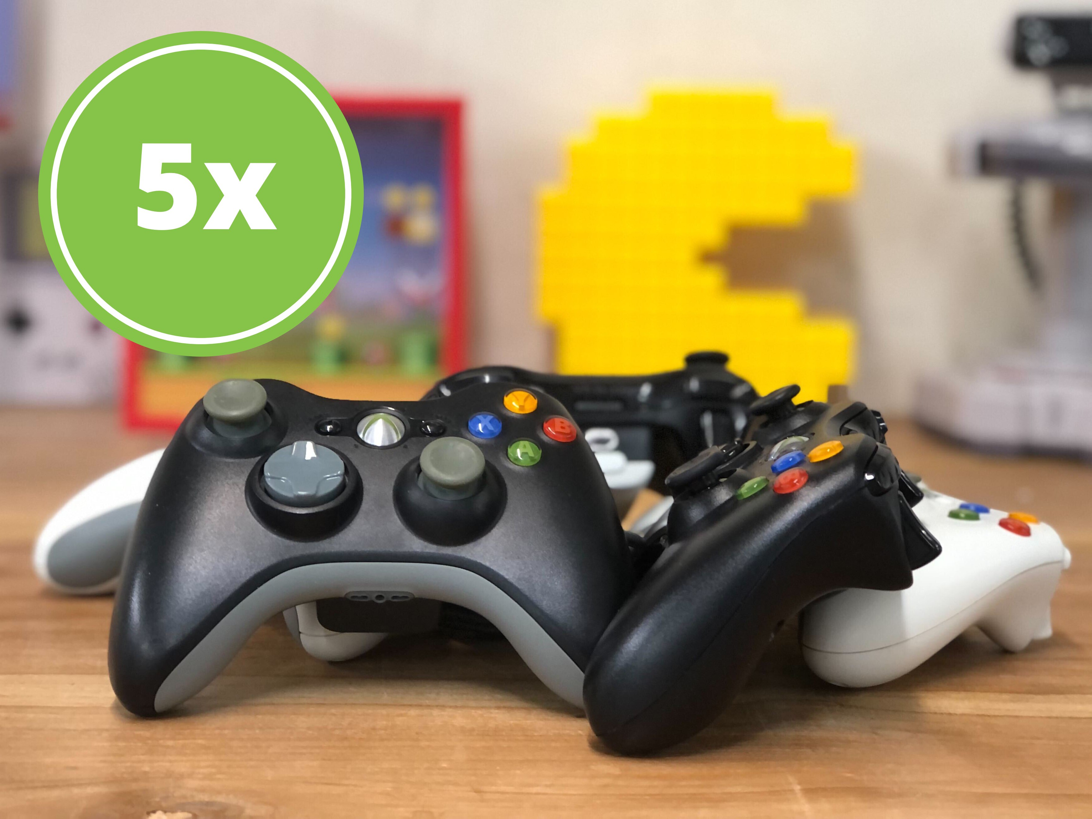 5x Kapotte Microsoft Xbox 360 Controller - Xbox 360 Hardware