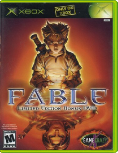 Fable Limited edition bonus DVD - Xbox Original Games