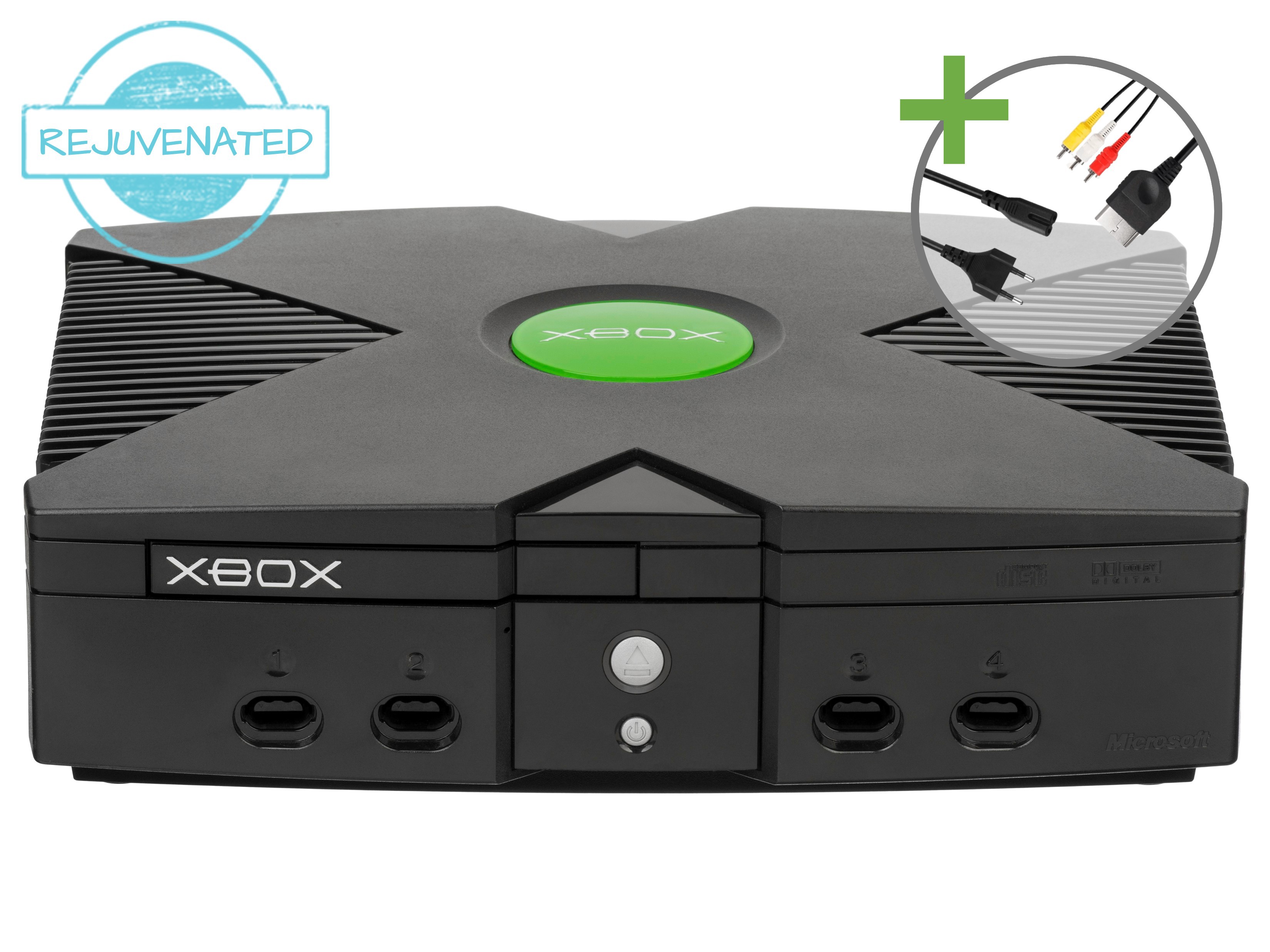 Xbox Classic Console - Zwart (Rejuvenated) - Xbox Original Hardware - 2