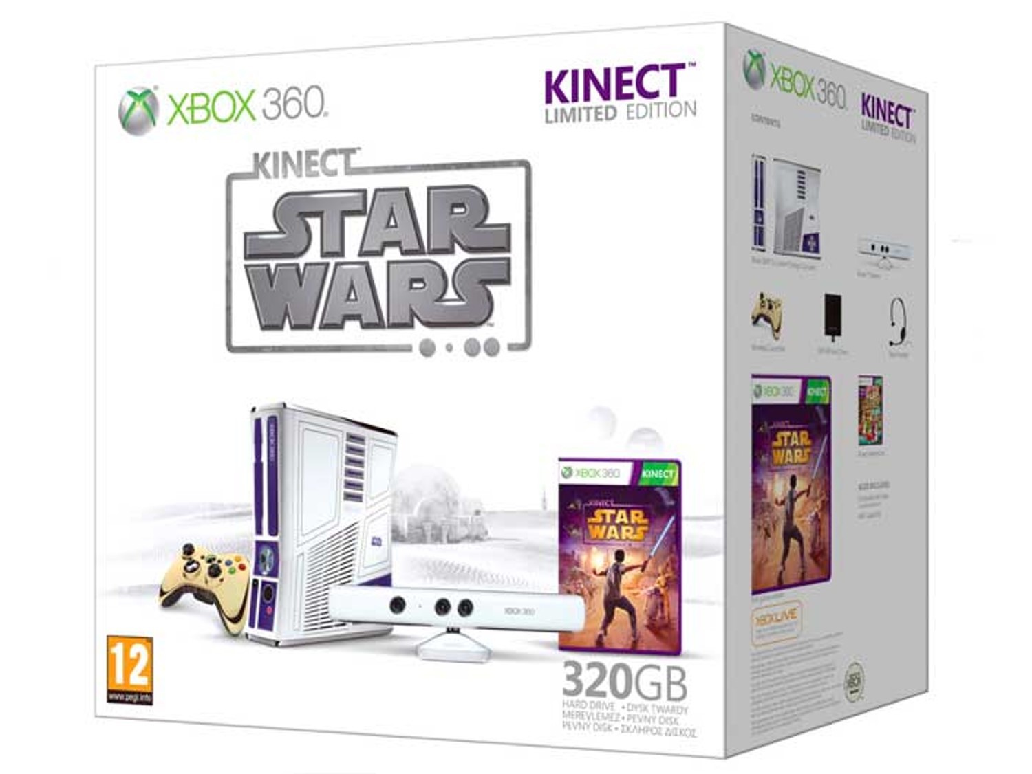 Microsoft Xbox 360 Slim Console (320GB) - Star Wars R2-D2 Edition [Complete] (not original inlay) Kopen | Xbox 360 Hardware