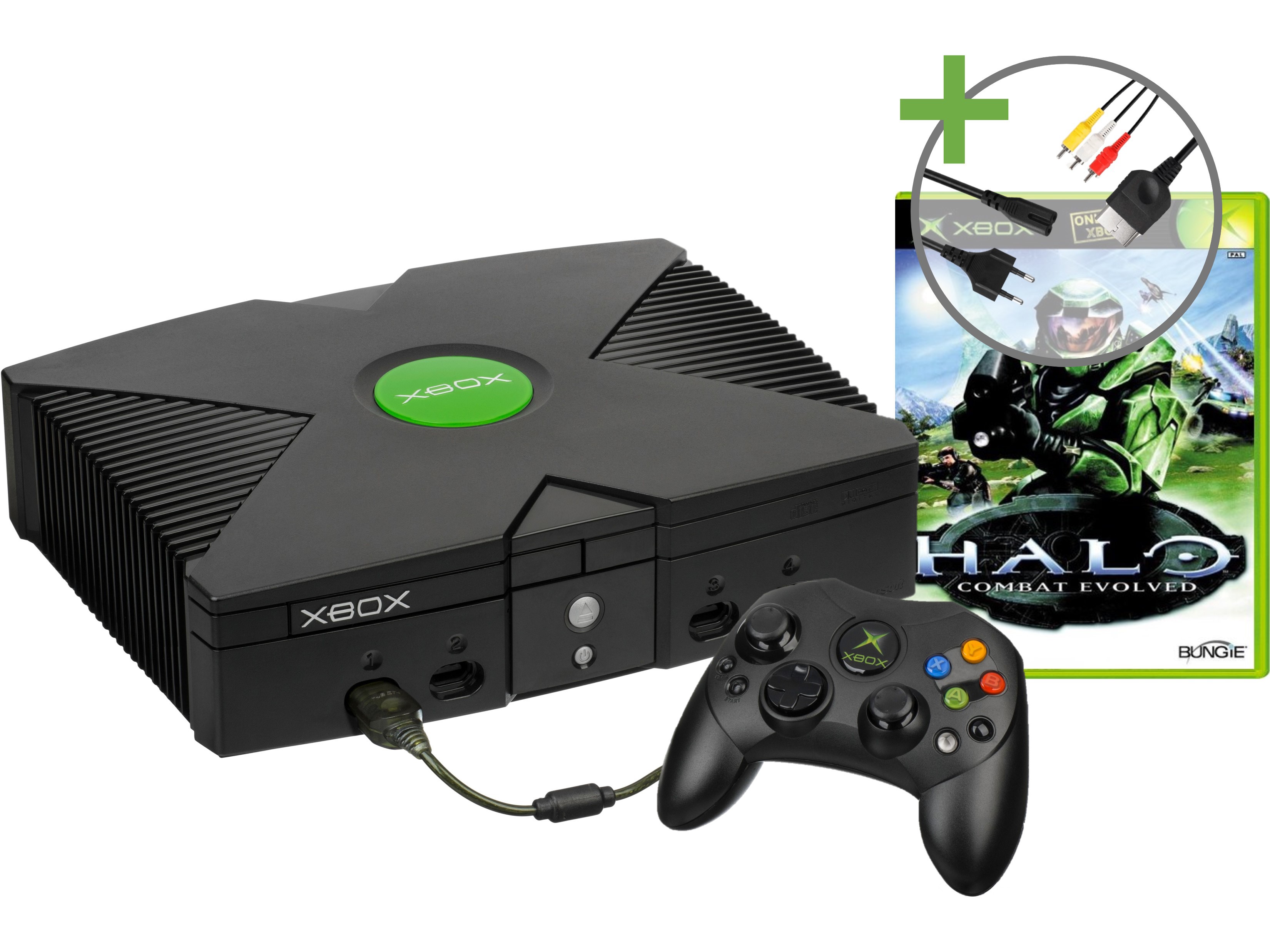 Microsoft Xbox Classic Starter Pack - Halo Edition - Xbox Original Hardware