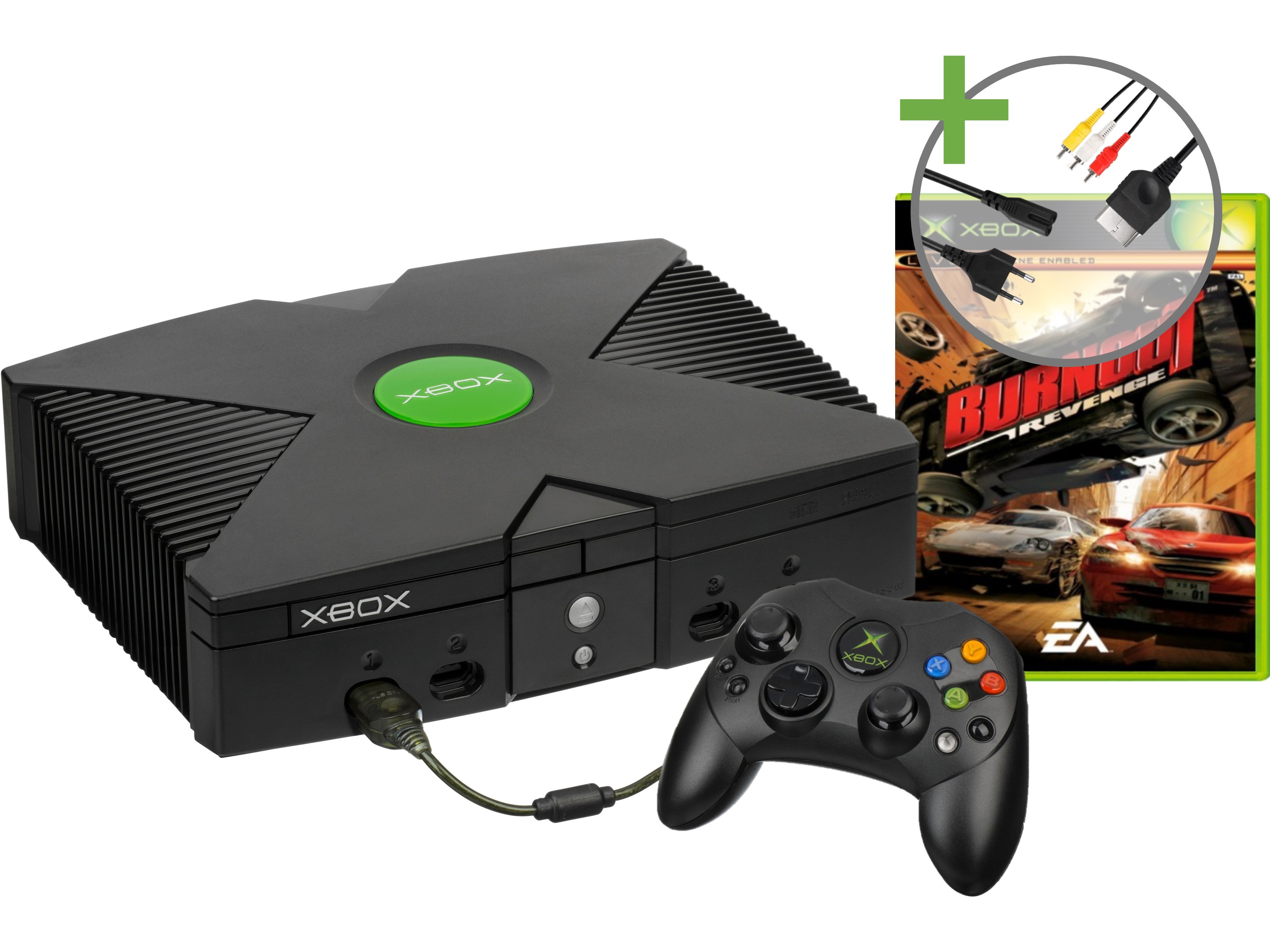 Microsoft Xbox Classic Starter Pack - Burnout 3 Edition Kopen | Xbox Original Hardware