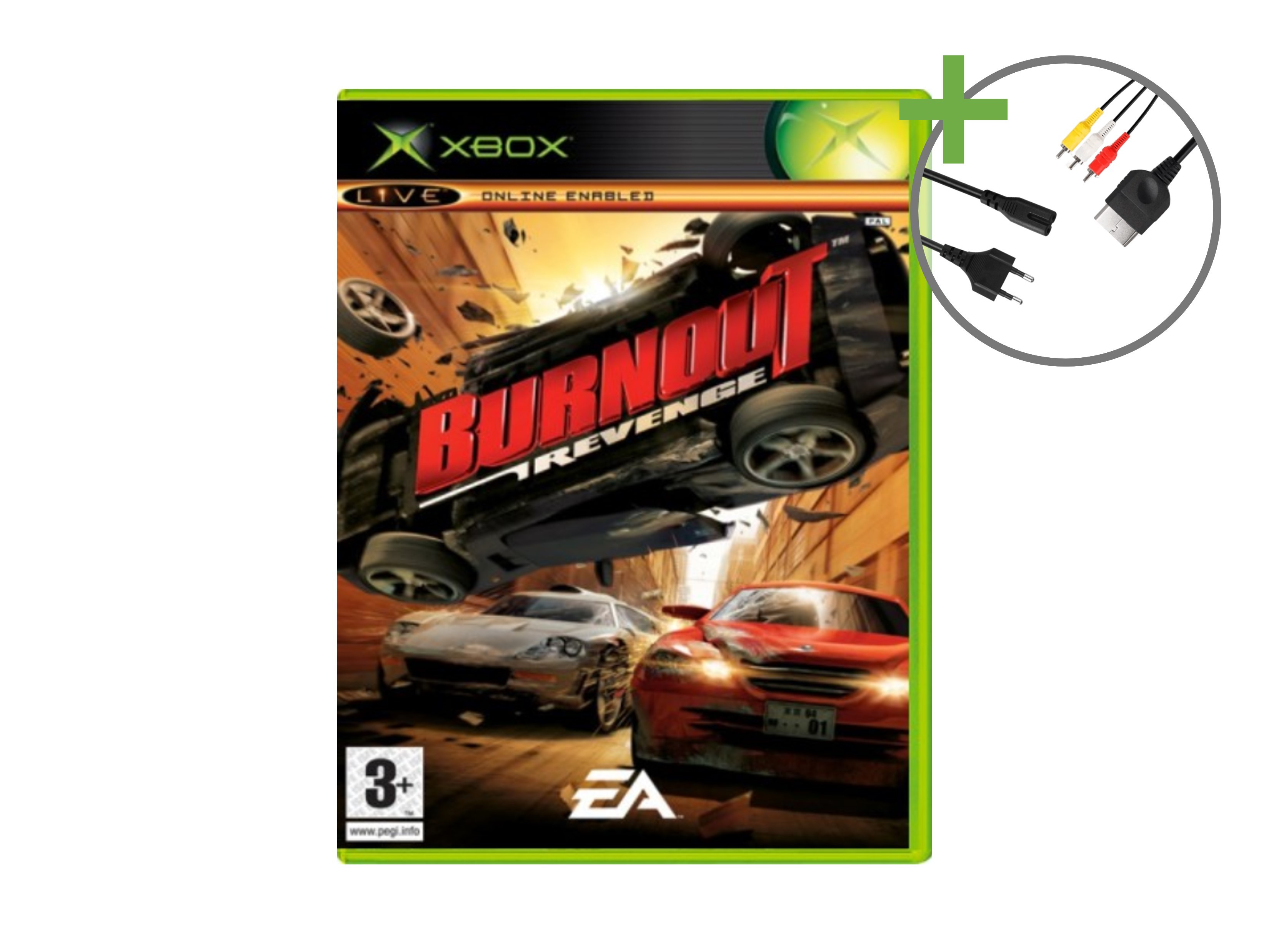 Microsoft Xbox Classic Starter Pack - Burnout 3 Edition - Xbox Original Hardware - 4