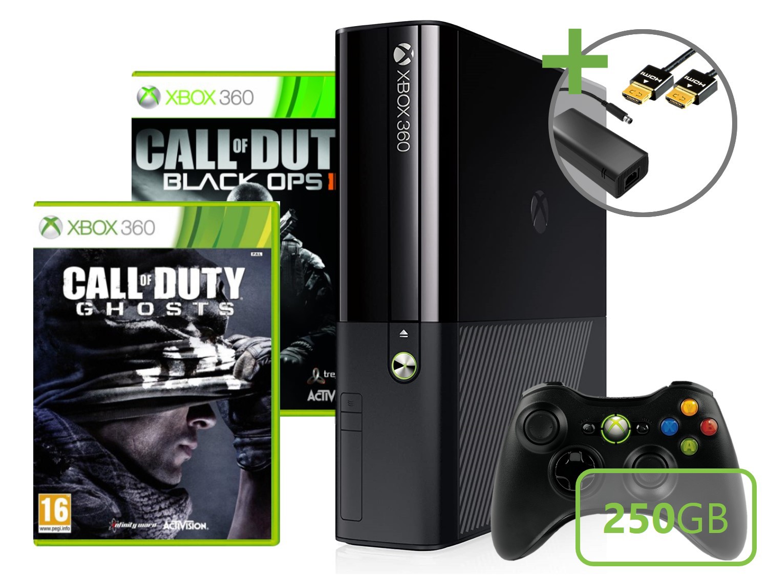 Microsoft Xbox 360 New Slim Starter Pack - 250GB Call of Duty Edition Kopen | Xbox 360 Hardware