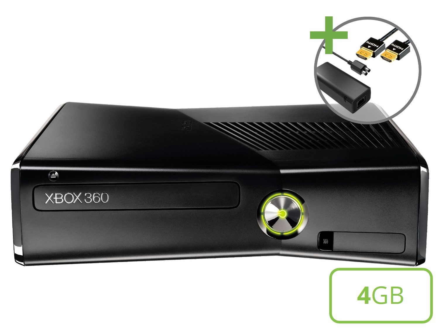 Microsoft Xbox 360 Slim Starter Pack - 4GB Standard Edition - Xbox 360 Hardware - 2