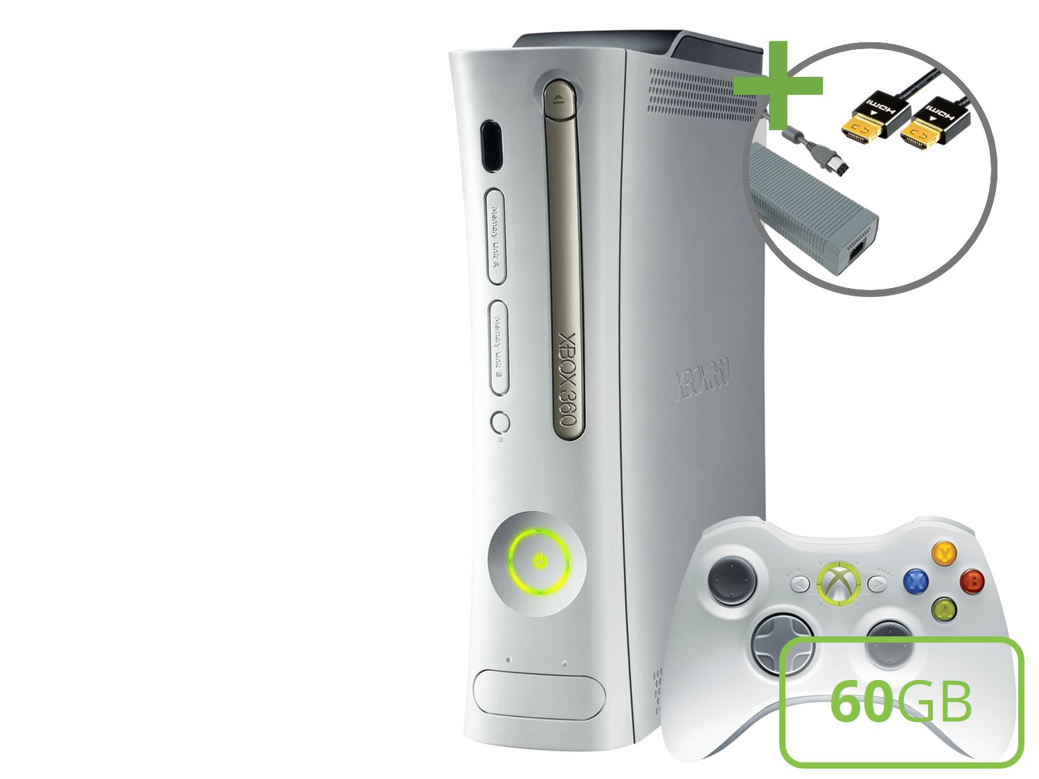 Microsoft Xbox 360 Premium Starter Pack - 60GB Premium Gold Edition Kopen | Xbox 360 Hardware