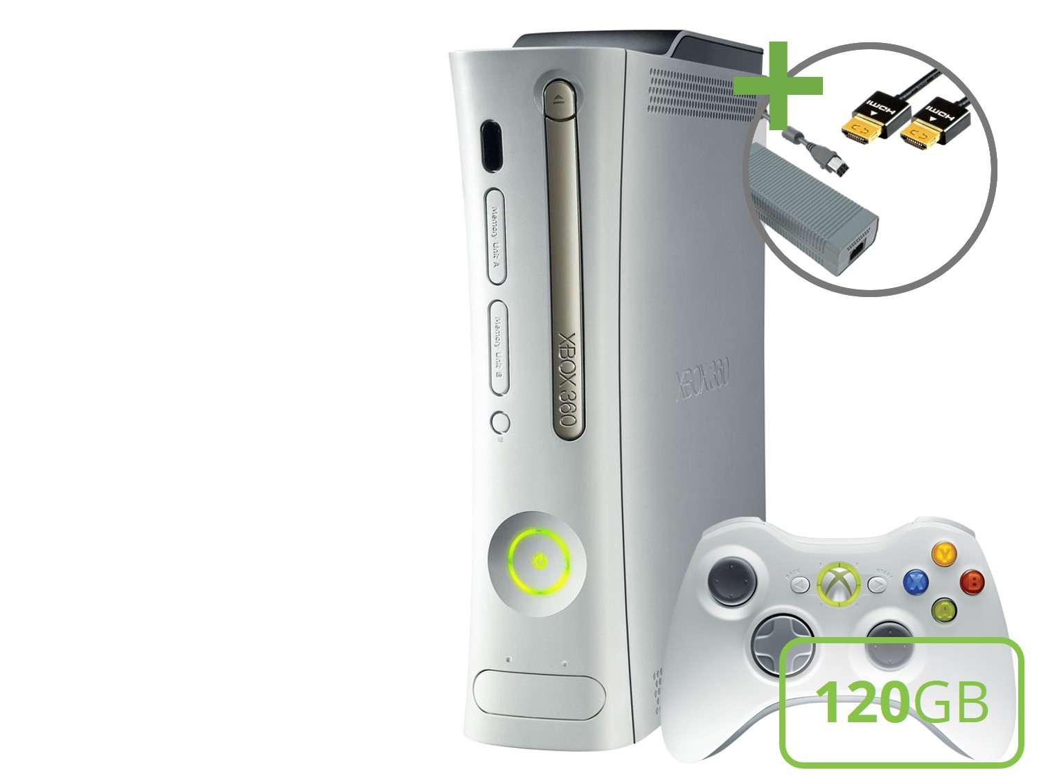 Microsoft Xbox 360 Premium Starter Pack - 120GB Premium Gold Edition Kopen | Xbox 360 Hardware
