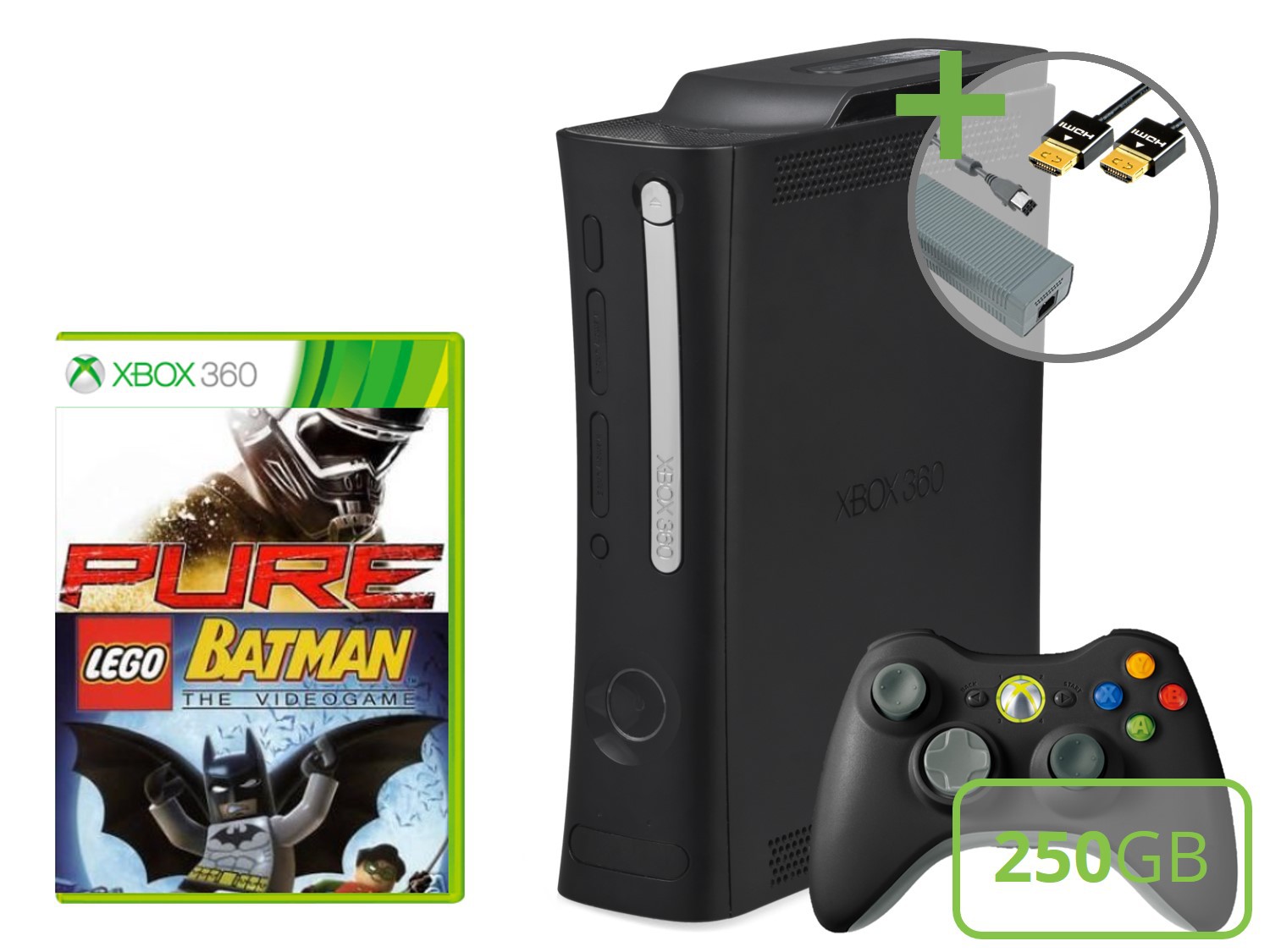 Microsoft Xbox 360 Elite Starter Pack - 250GB Holiday Edition Kopen | Xbox 360 Hardware