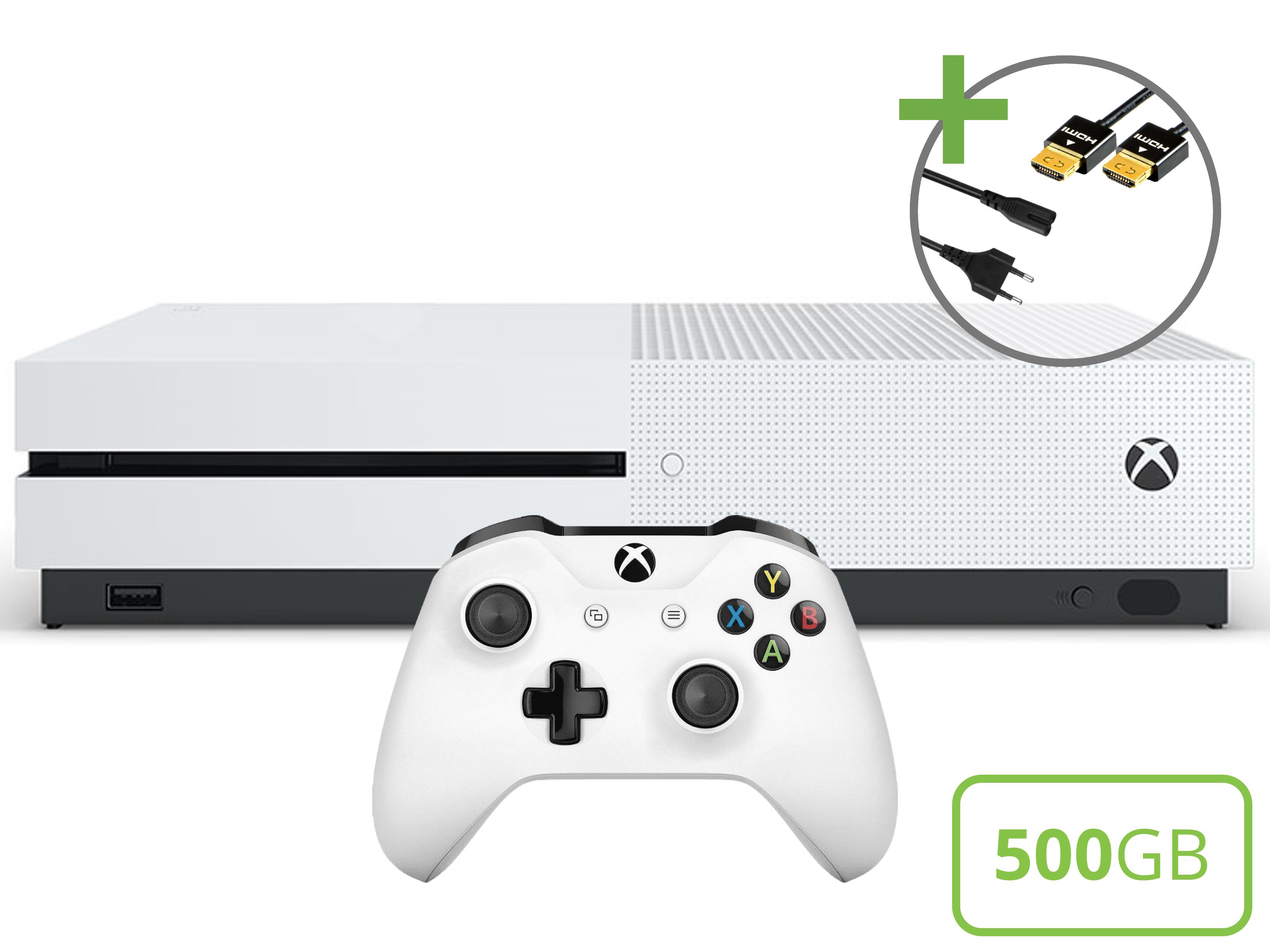 Microsoft Xbox One S Starter Pack - 500GB Starter Bundle Edition - Xbox One Hardware