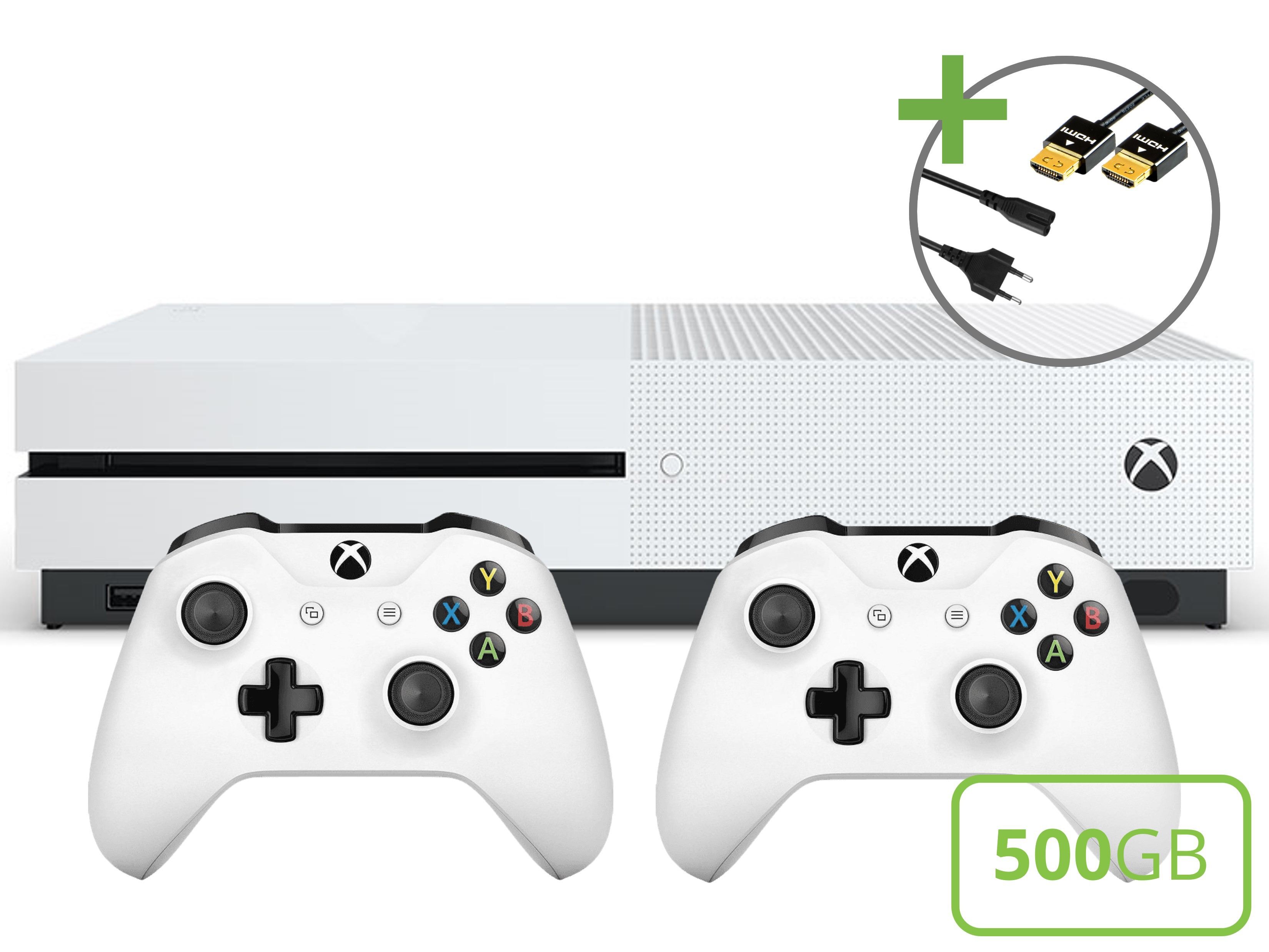 Microsoft Xbox One S Starter Pack - 500GB Two Controller Edition Kopen | Xbox One Hardware