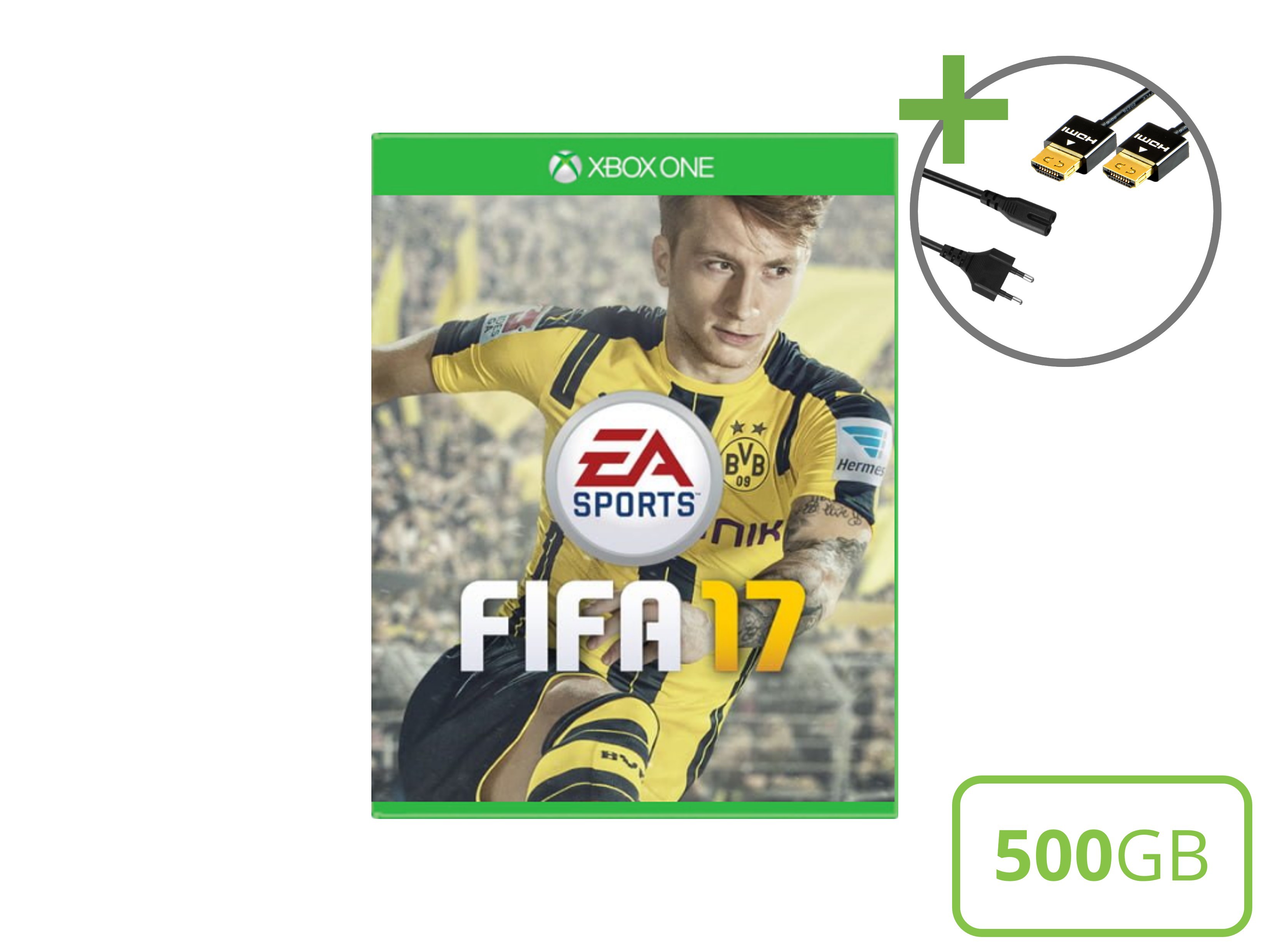 Microsoft Xbox One S Starter Pack - 500GB FIFA 17 Edition - Xbox One Hardware - 4