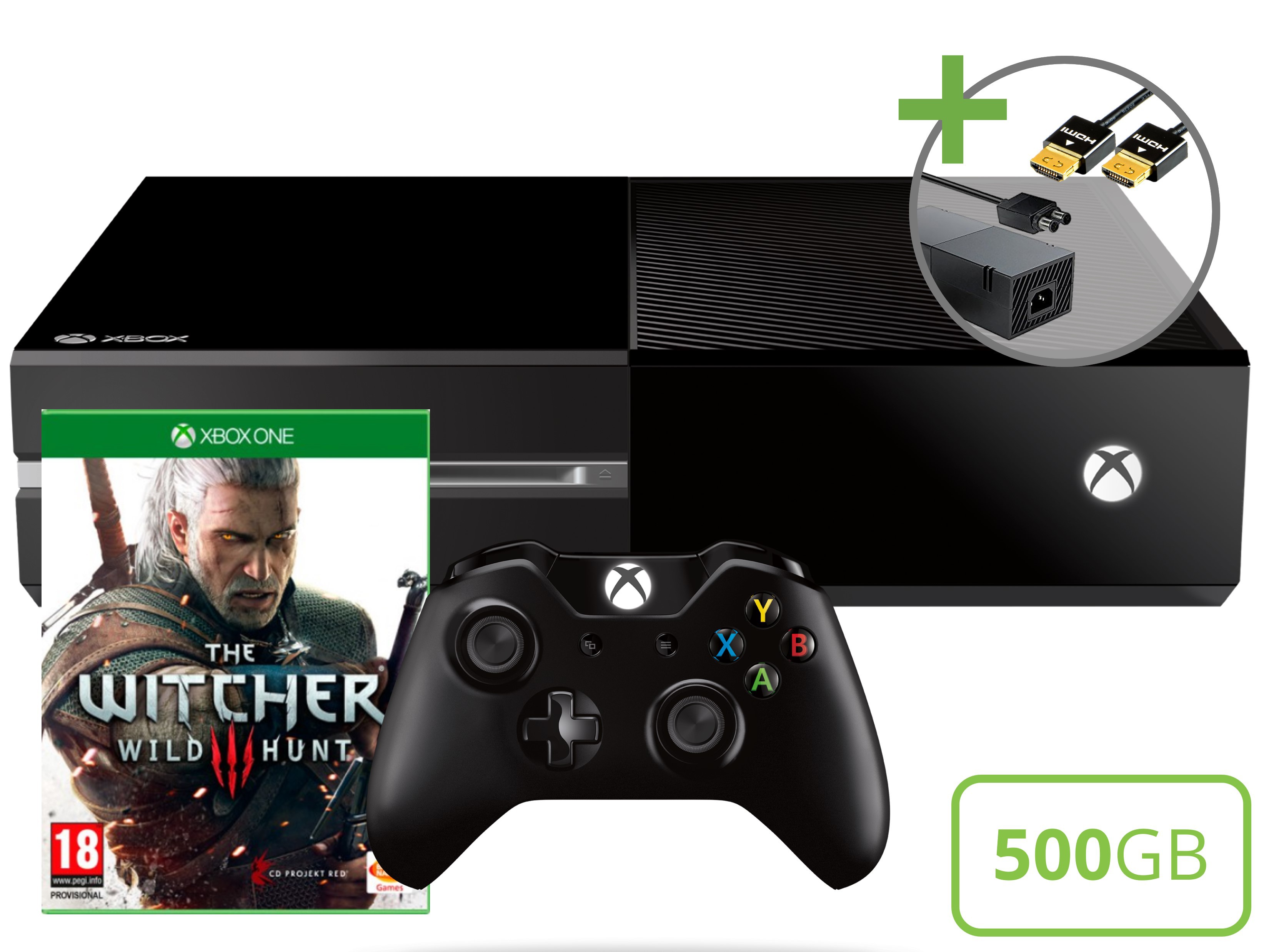 Microsoft Xbox One Starter Pack - 500GB The Witcher 3 Wild Hunt Edition - Xbox One Hardware