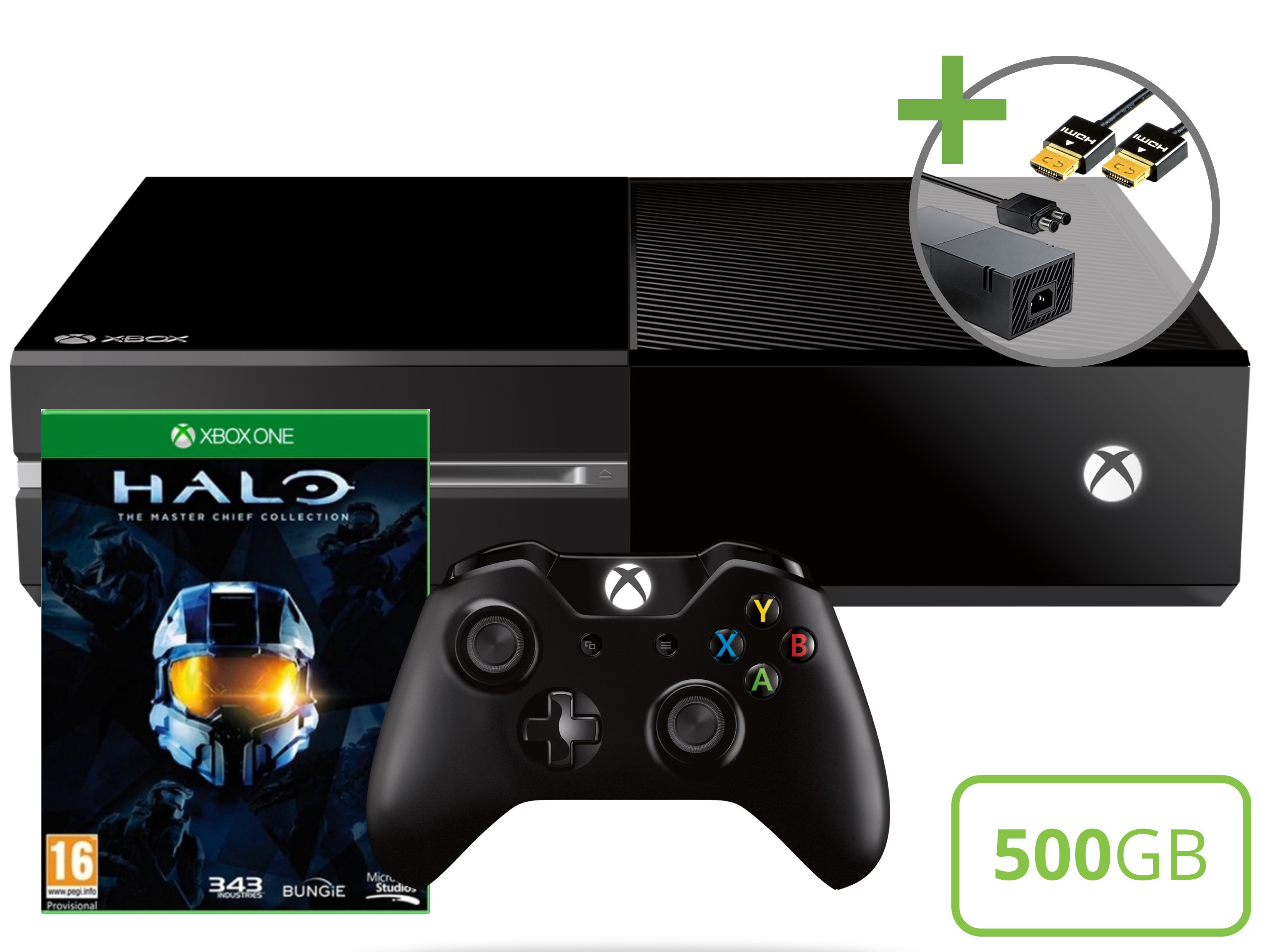 Microsoft Xbox One Starter Pack - 500GB Halo The Master Chief Collection Edition - Xbox One Hardware