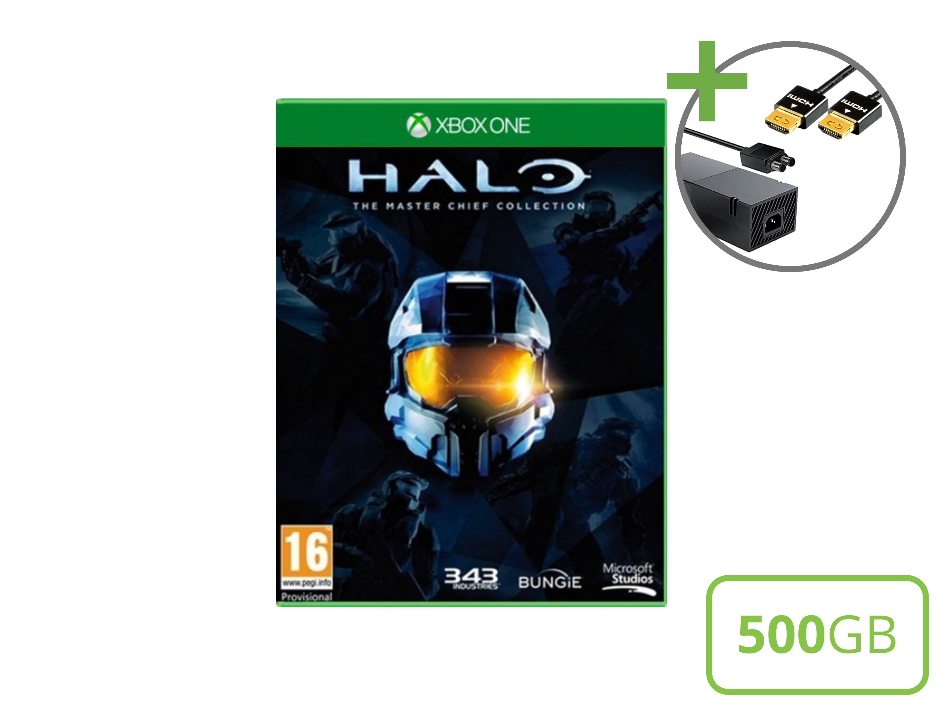 Microsoft Xbox One Starter Pack - 500GB Halo The Master Chief Collection Edition - Xbox One Hardware - 4