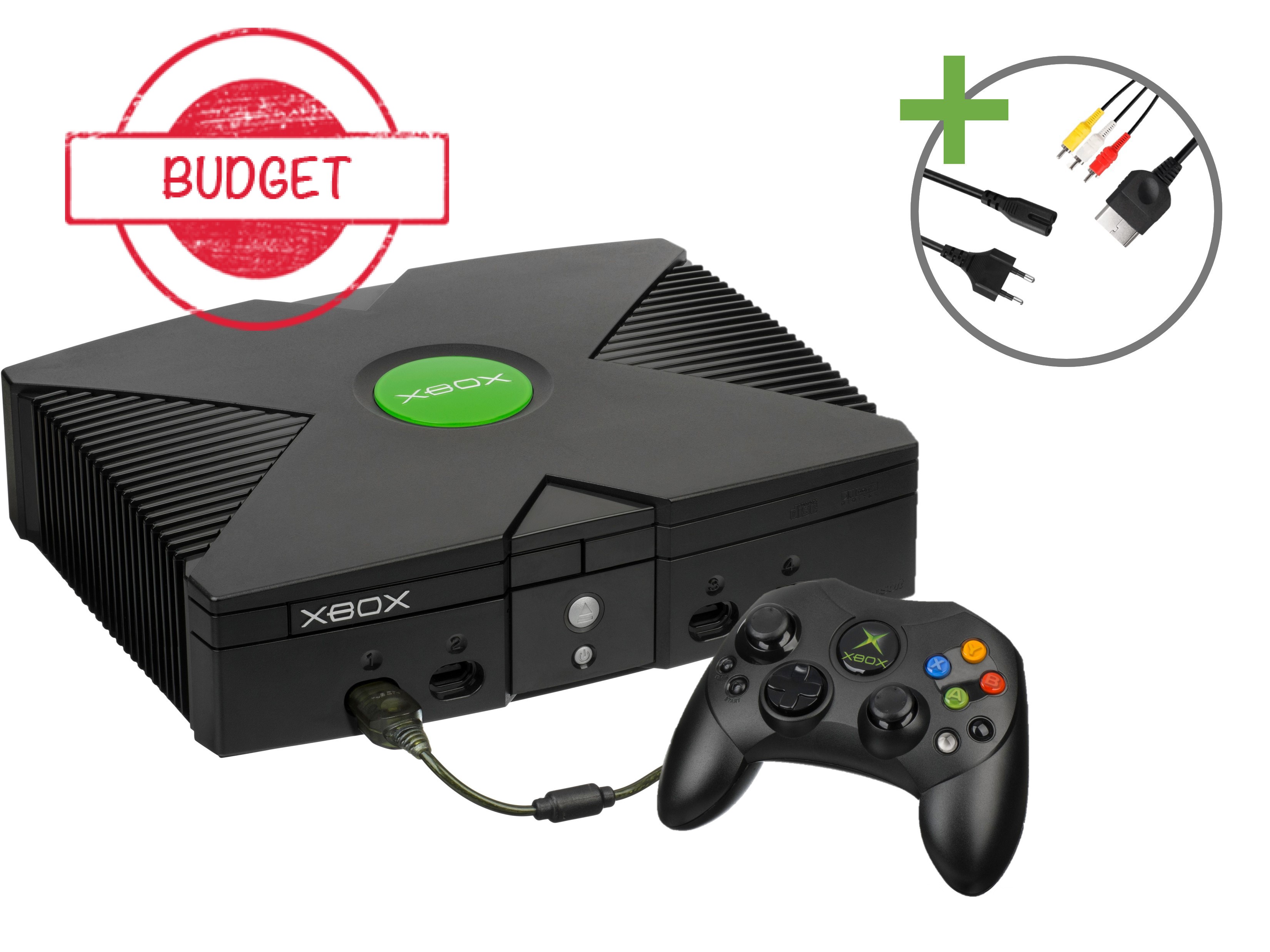 Microsoft Xbox Classic Starter Pack - Standard S Edition - Budget Kopen | Xbox Original Hardware
