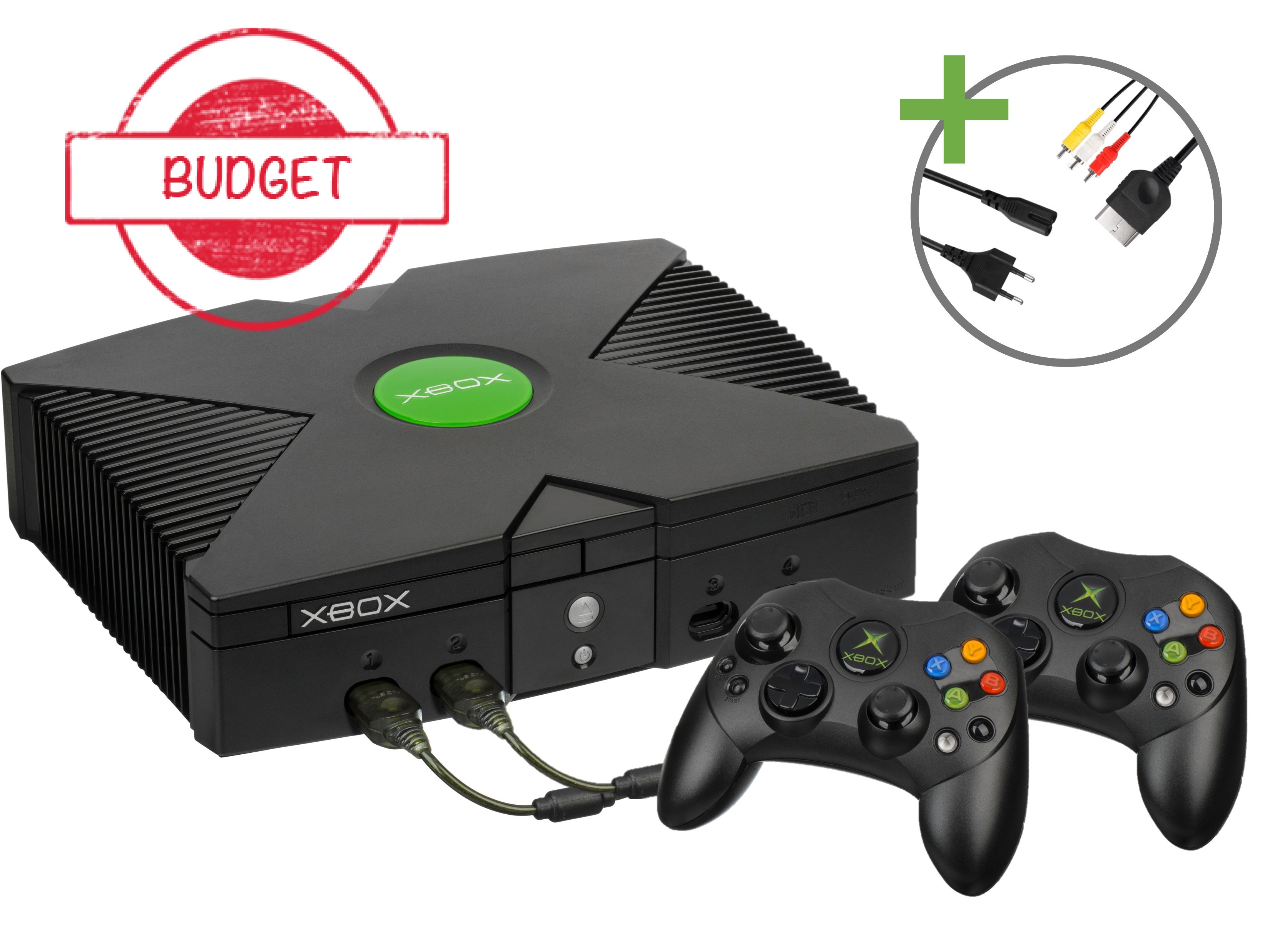 Microsoft Xbox Classic Starter Pack - Two Player Edition - Budget Kopen | Xbox Original Hardware